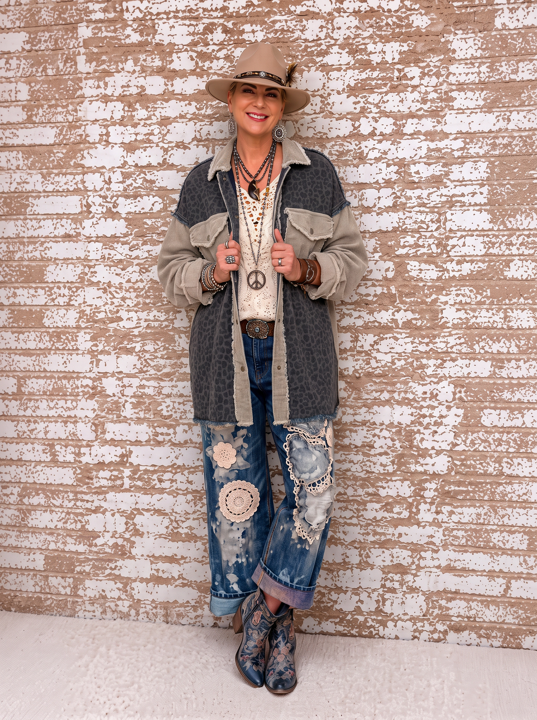 Long Corduroy Shirt Jacket