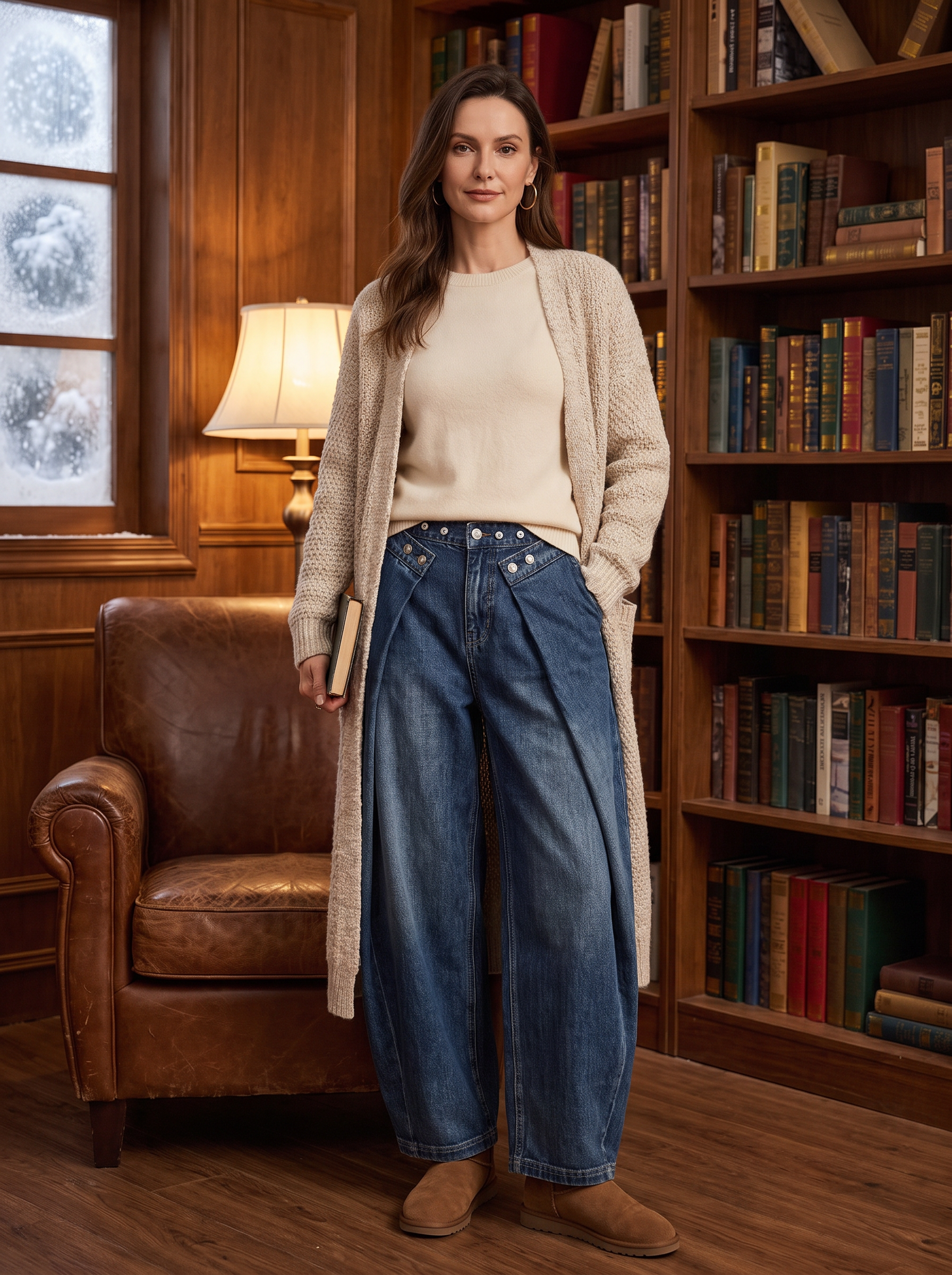 Wide-Leg Jeans
