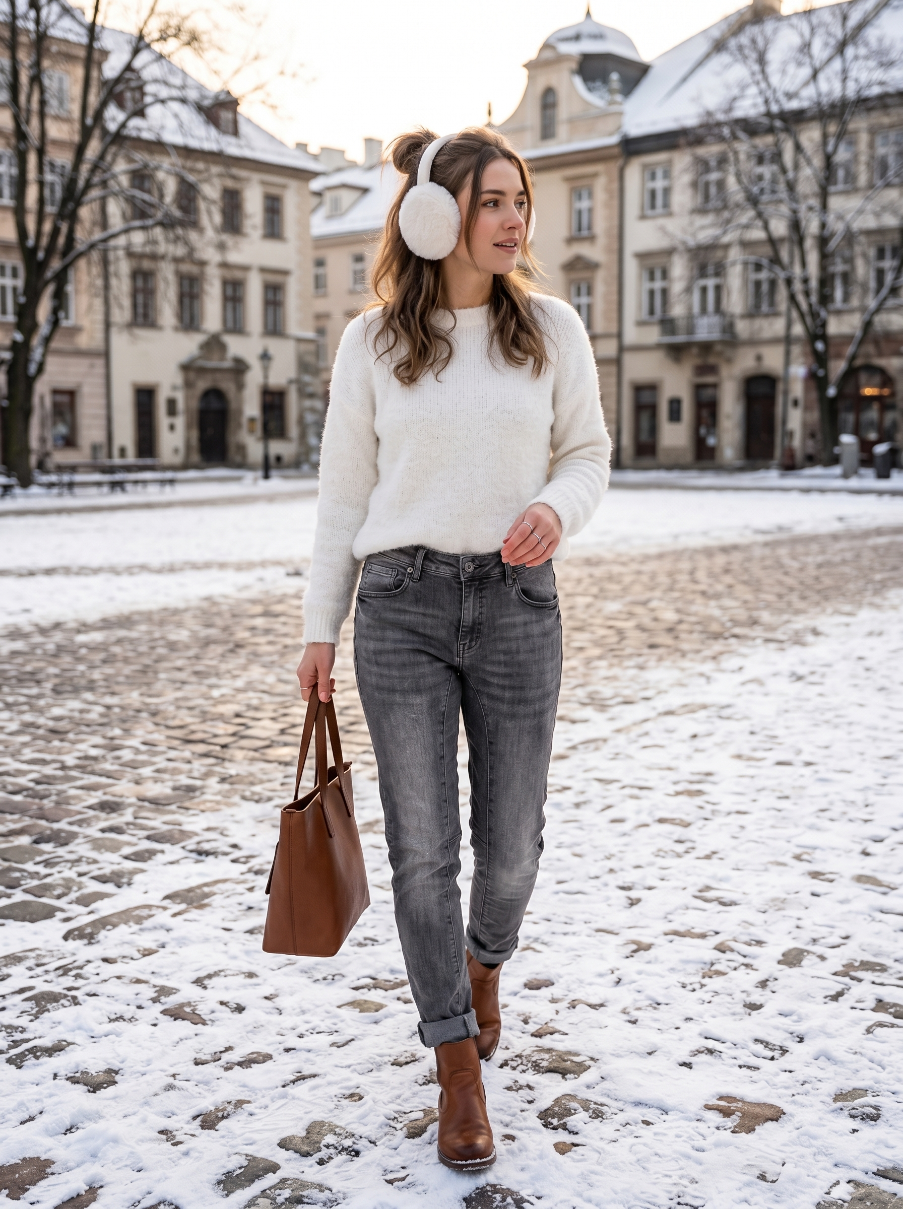 Slim Straight Trousers