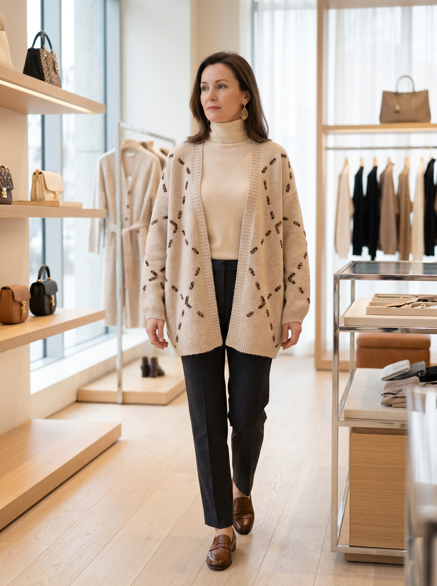 Long Relaxed Cardigan