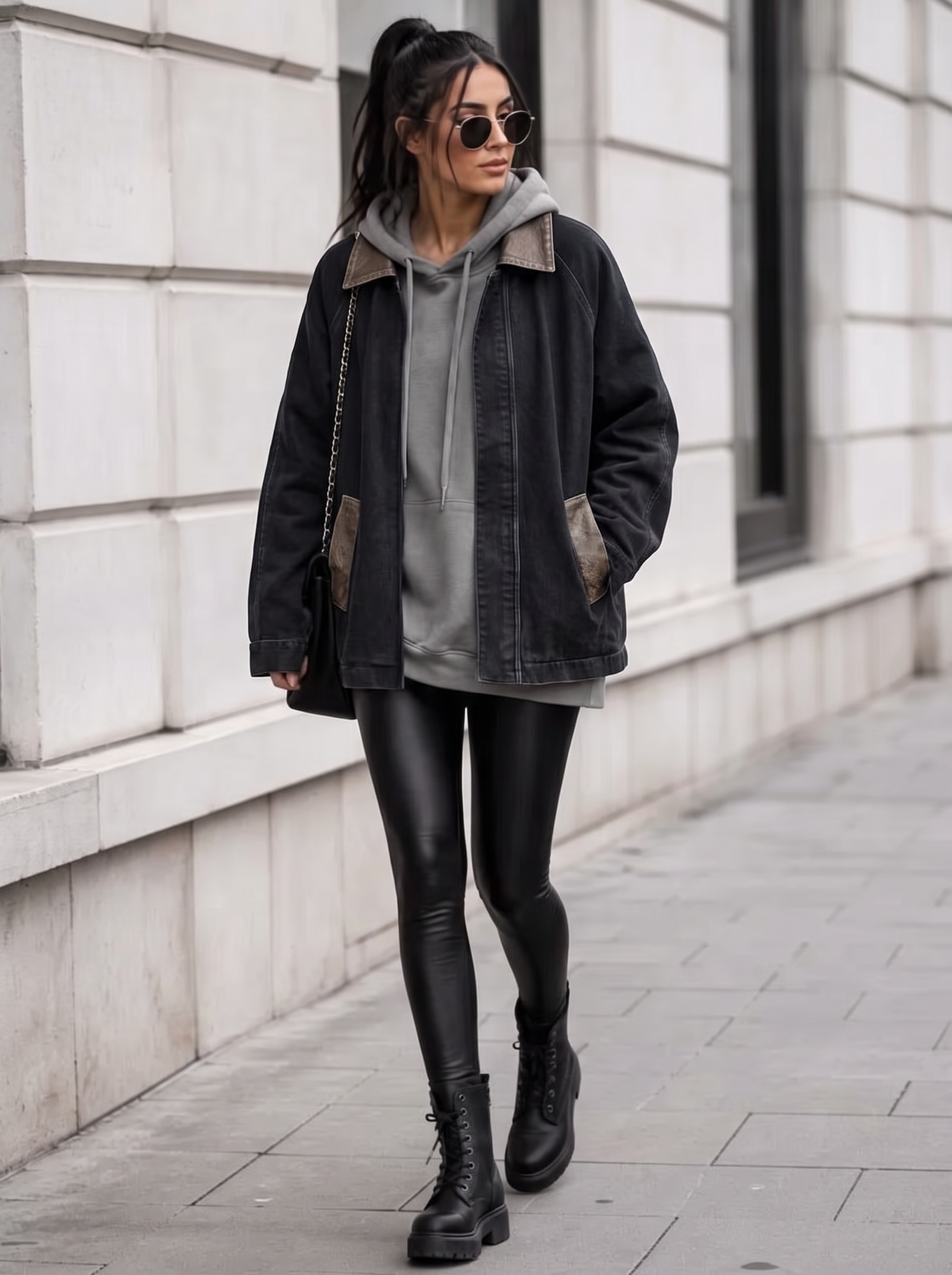 Oversized Collar Jacket