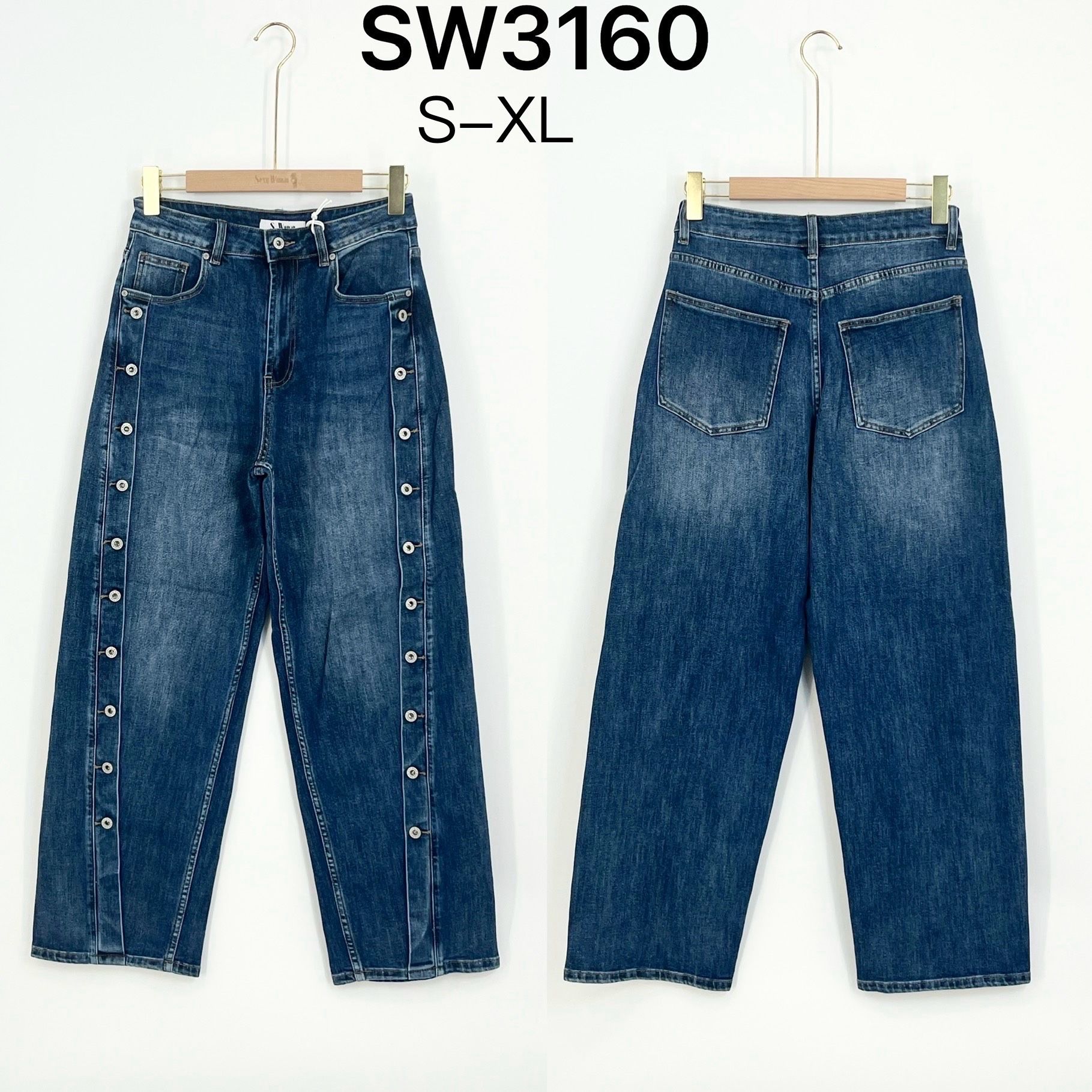 High-Waist Wide-Leg Jeans