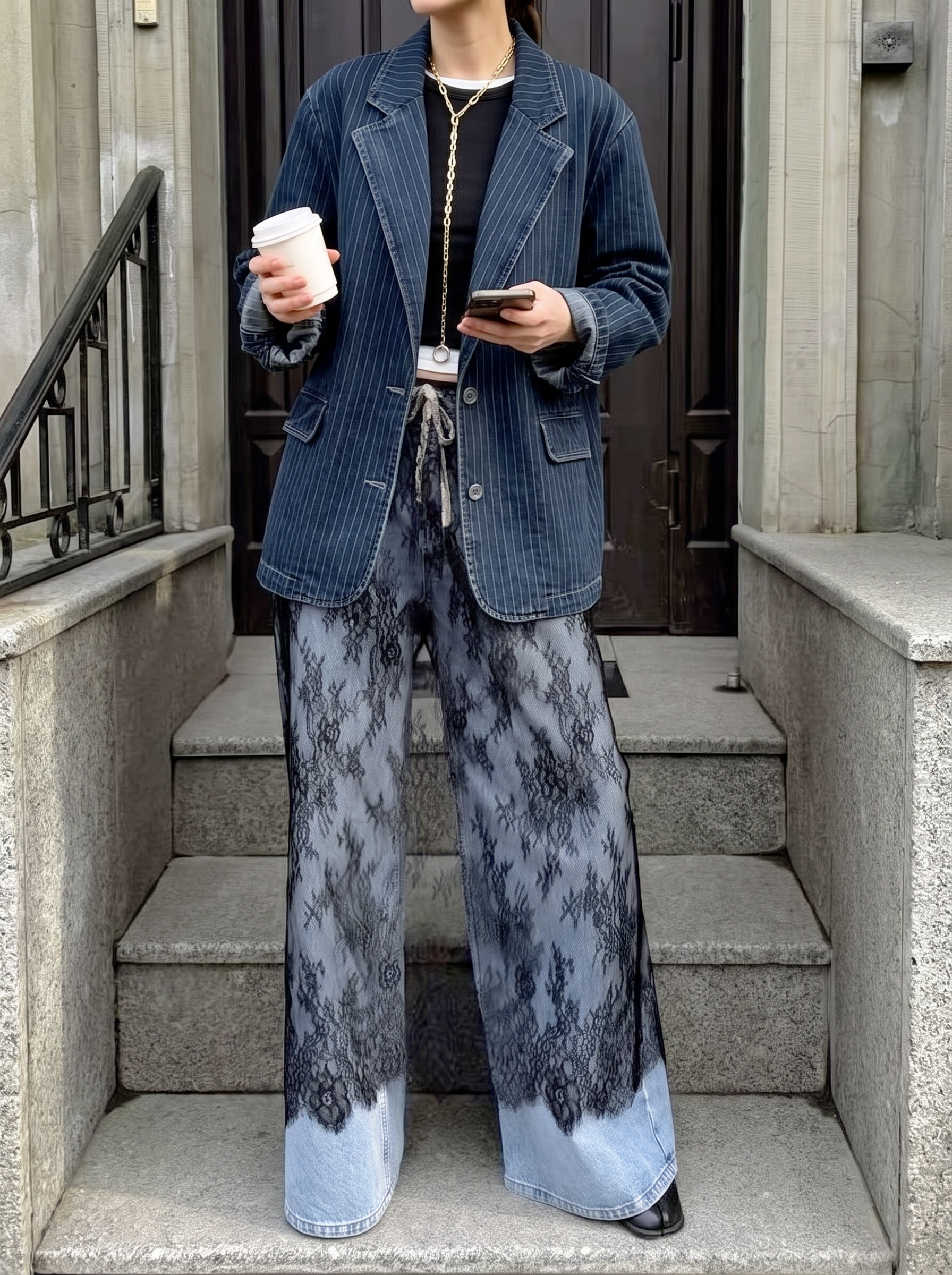 Denim Blazer Jacket