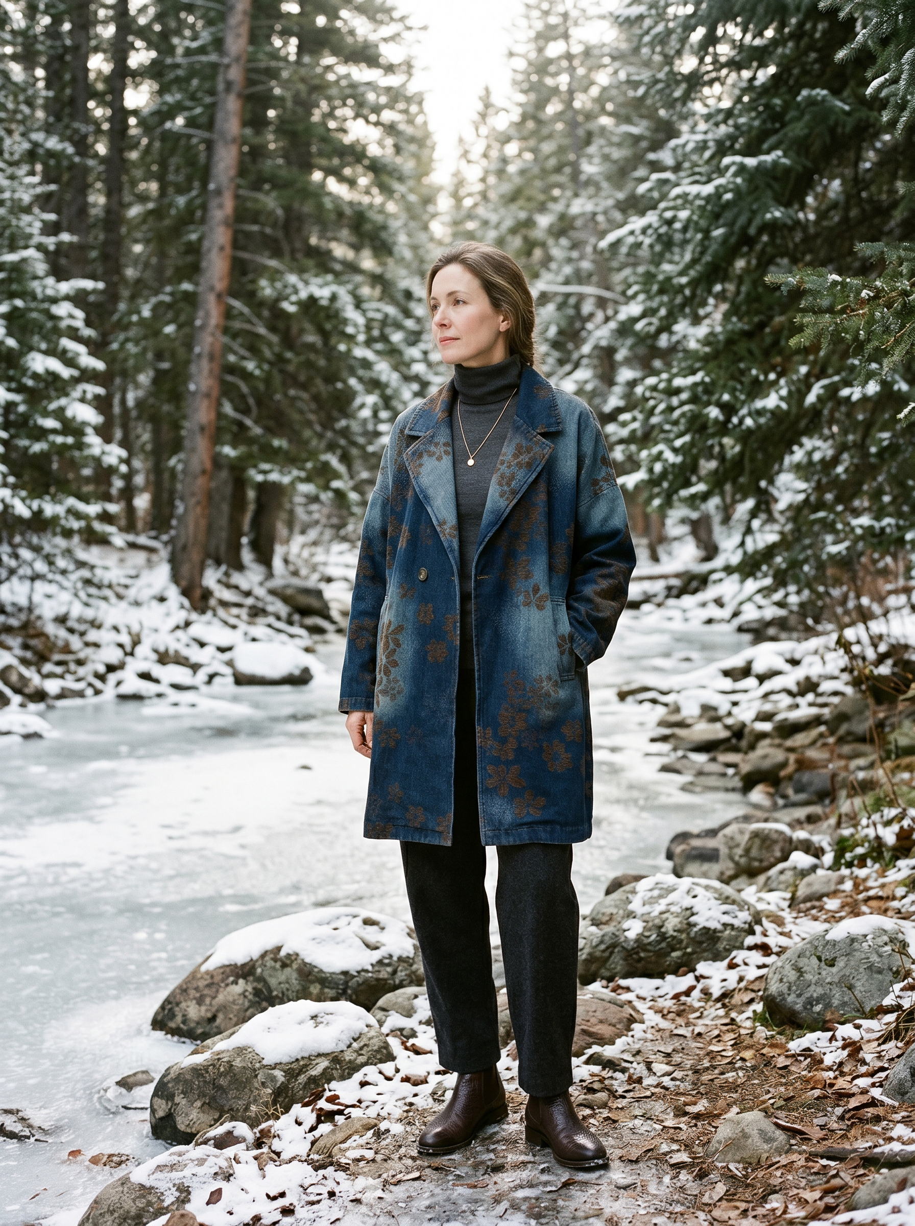 Double‑Breasted Oversized Coat