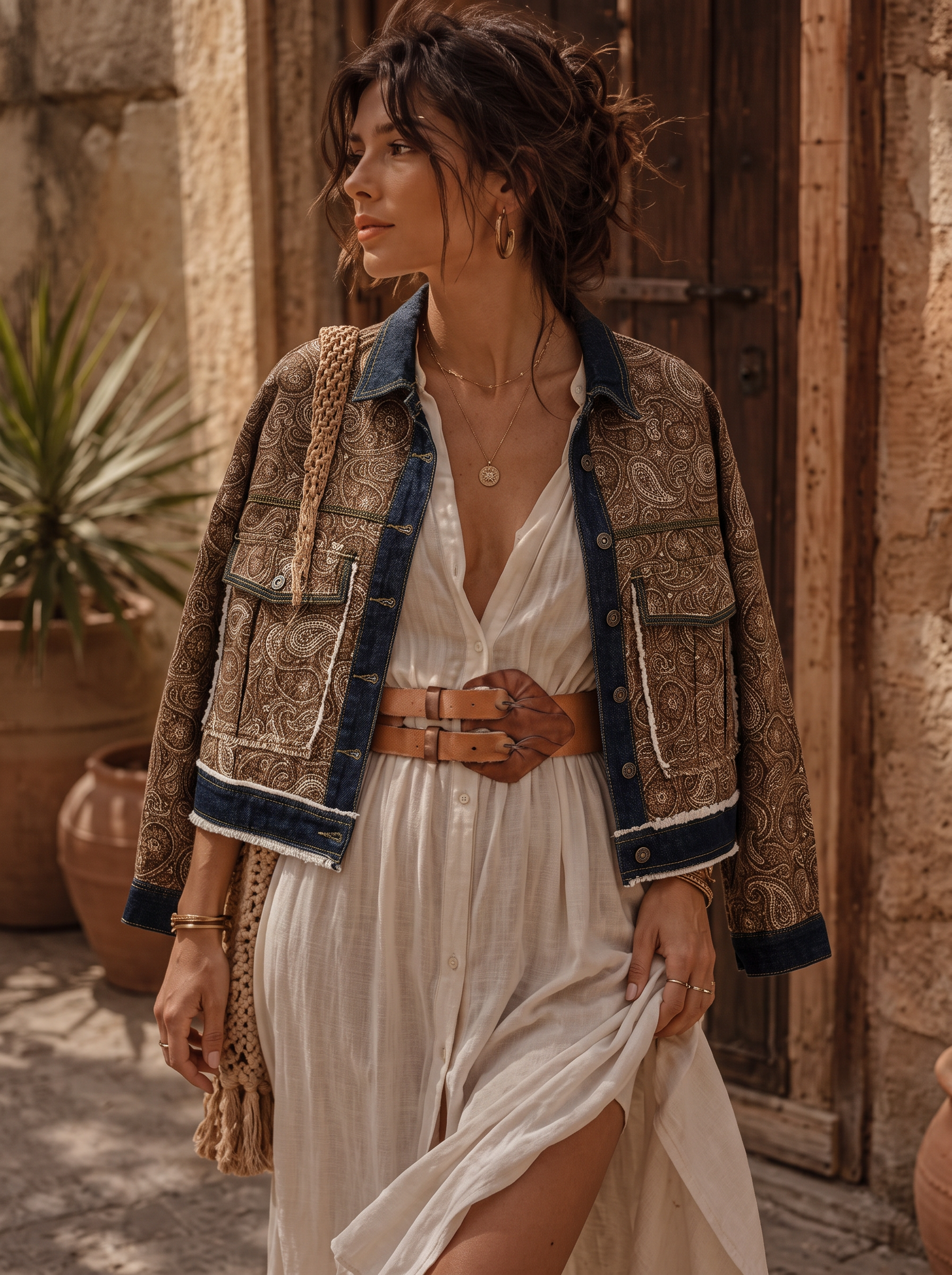 Fringed Shirt Jacket