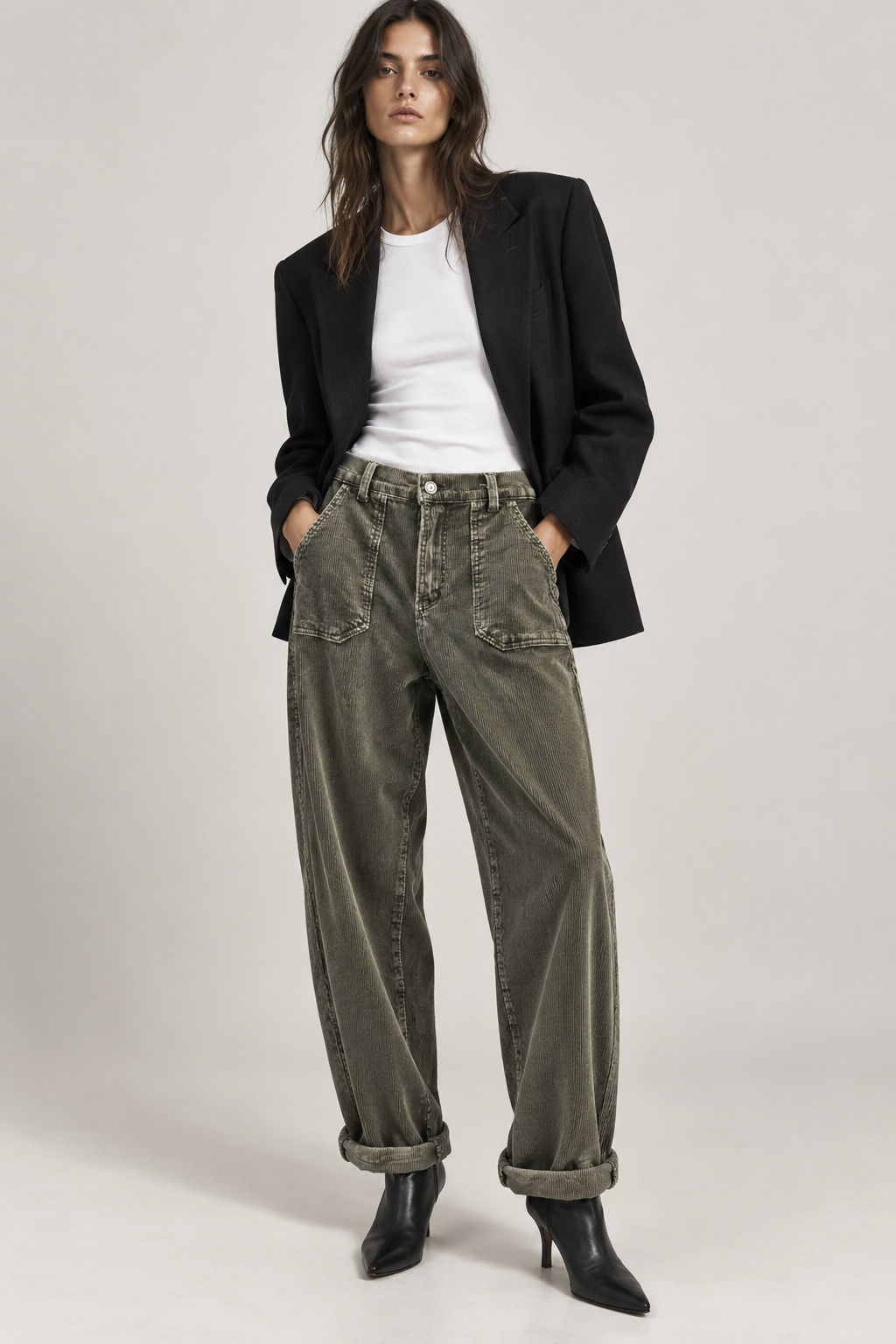 Baggy Corduroy Trousers