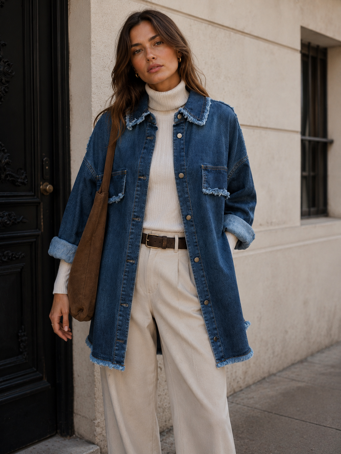 Oversize Denim Shirt
