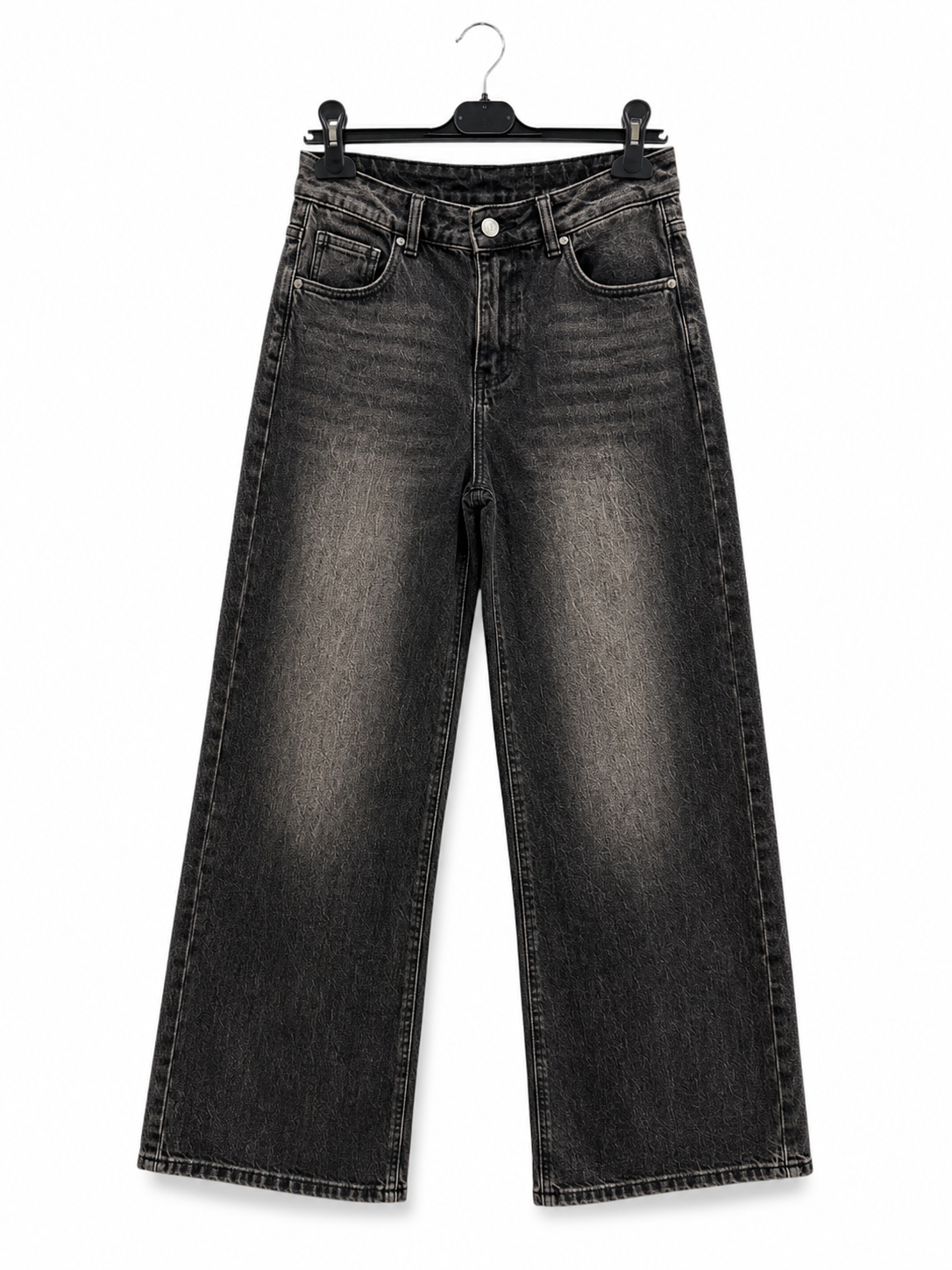 High-Rise Straight Jeans