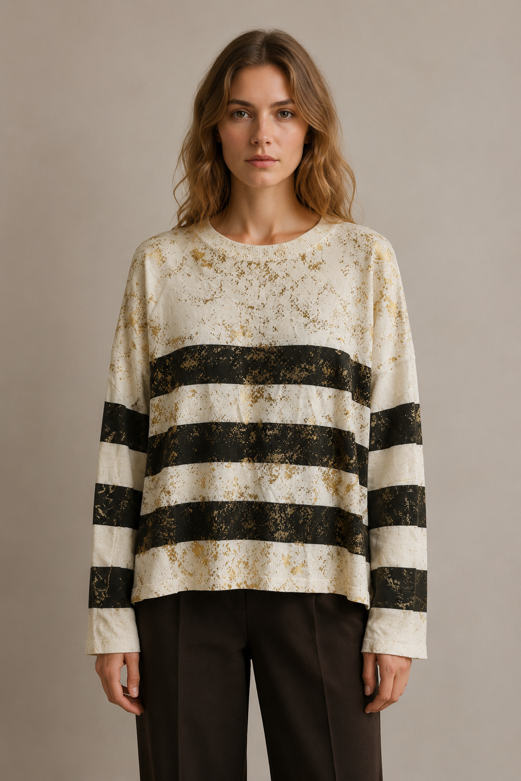 Relaxed Striped Sweater