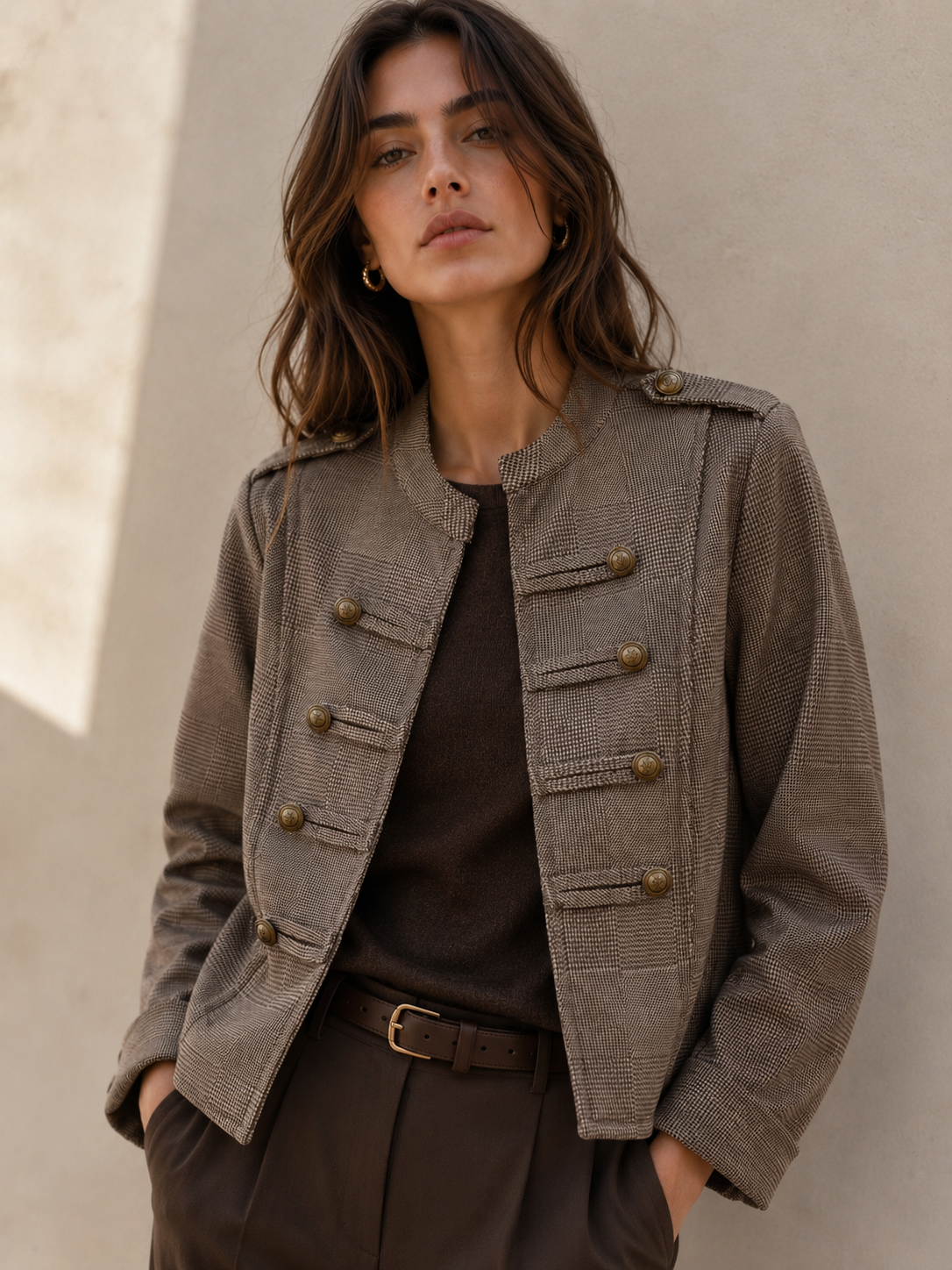 Tailored Check Jacket