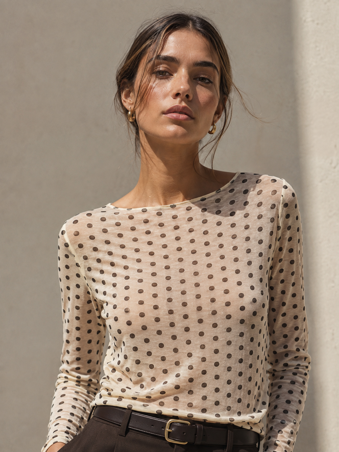 Small Polka Dot Top