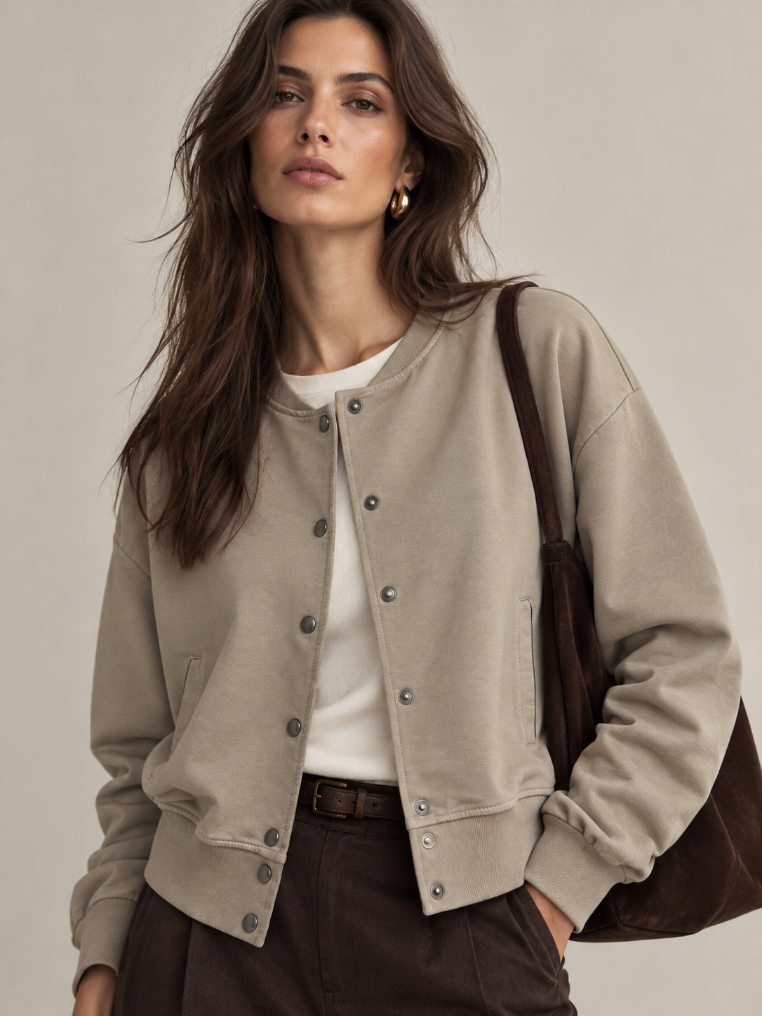 Relaxed Bomber Jacket