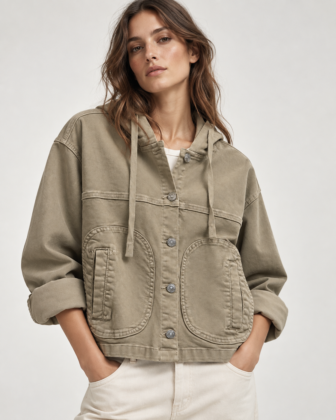 Relaxed Hooded Jacket
