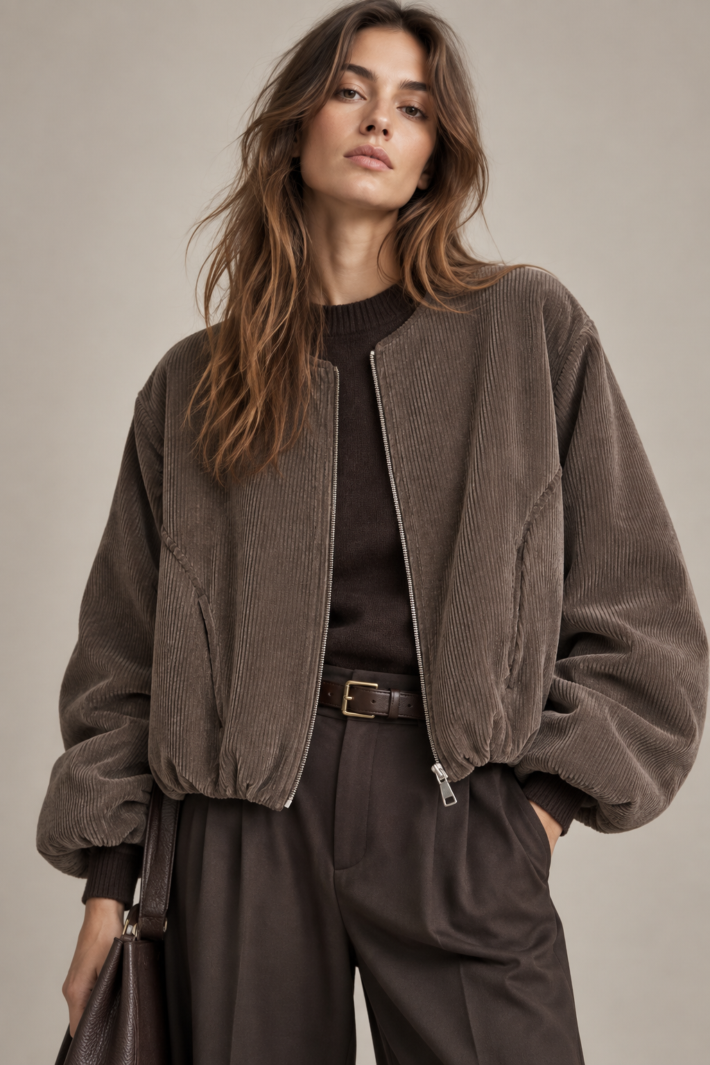 Corduroy Bomber Jacket