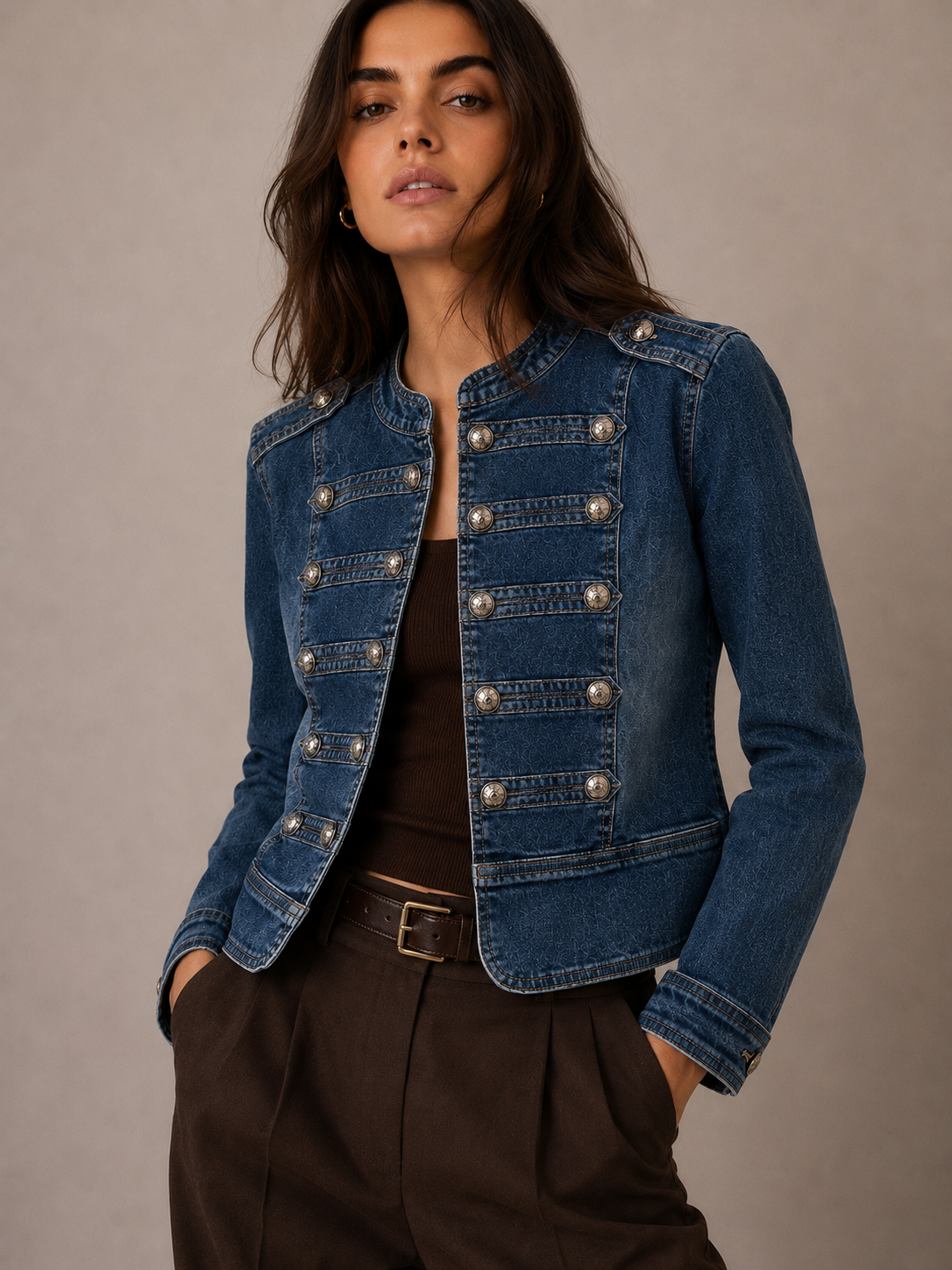 Tailored Hip-Length Jacket