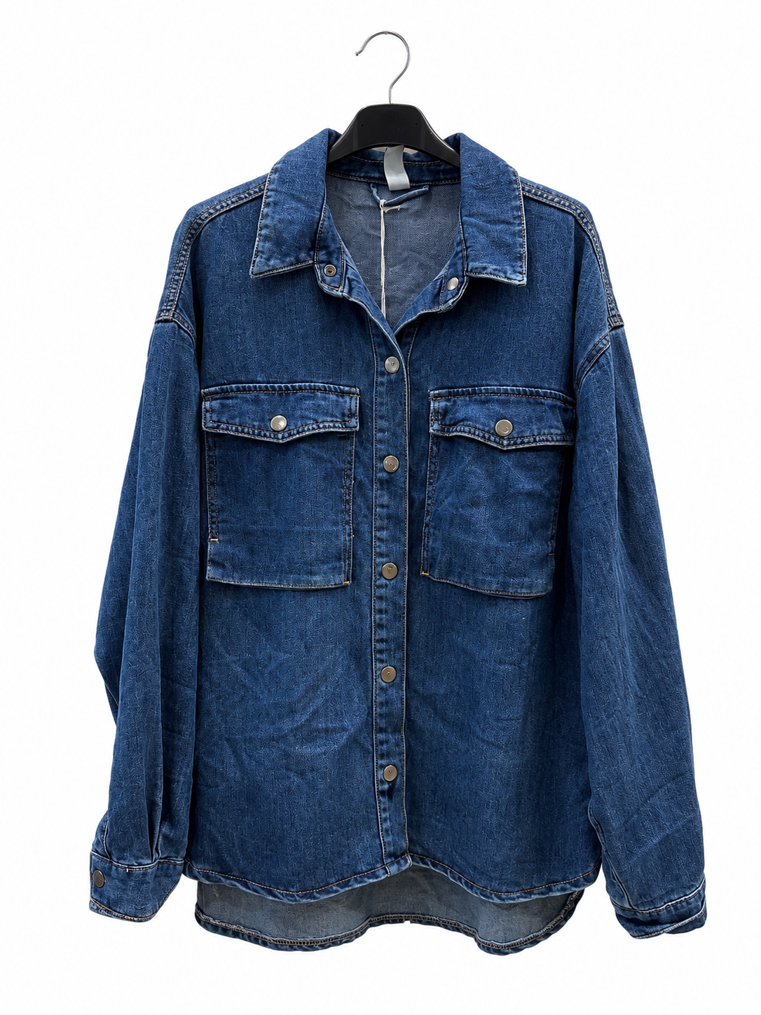 Oversized Shirt with Collar