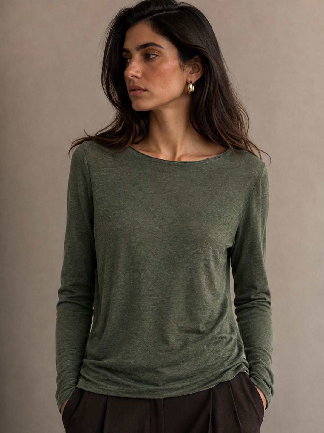 Boat-Neck Top