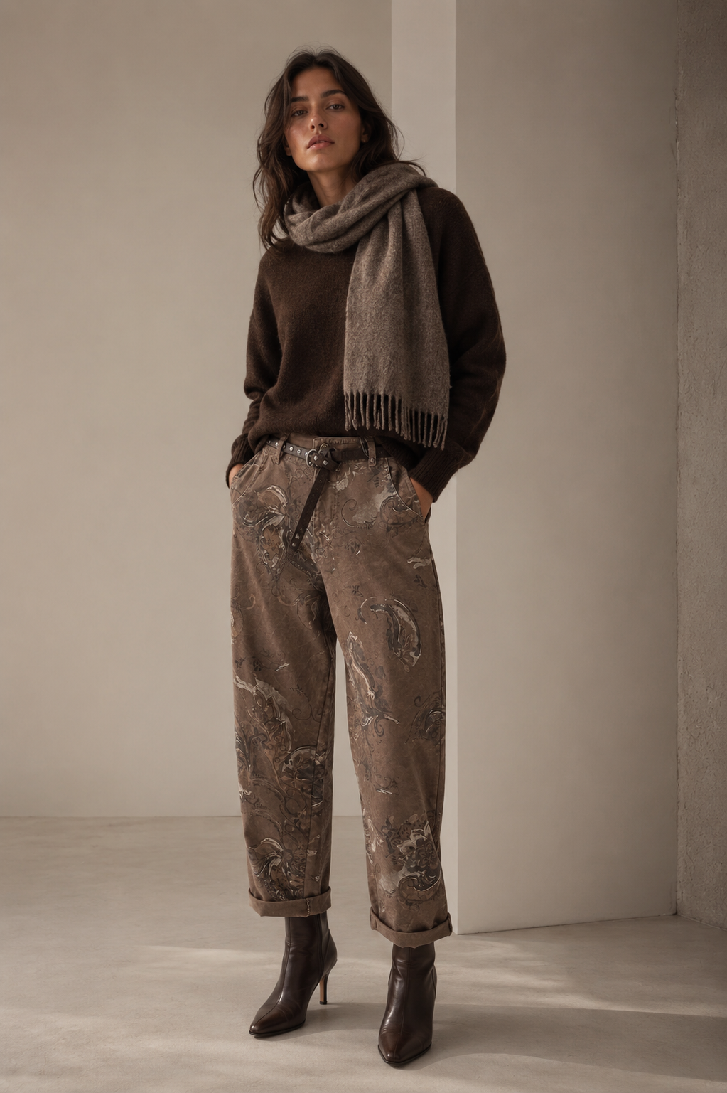 Baggy Printed Trousers