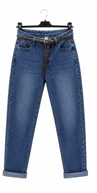 Baggy Ankle-Length Jeans