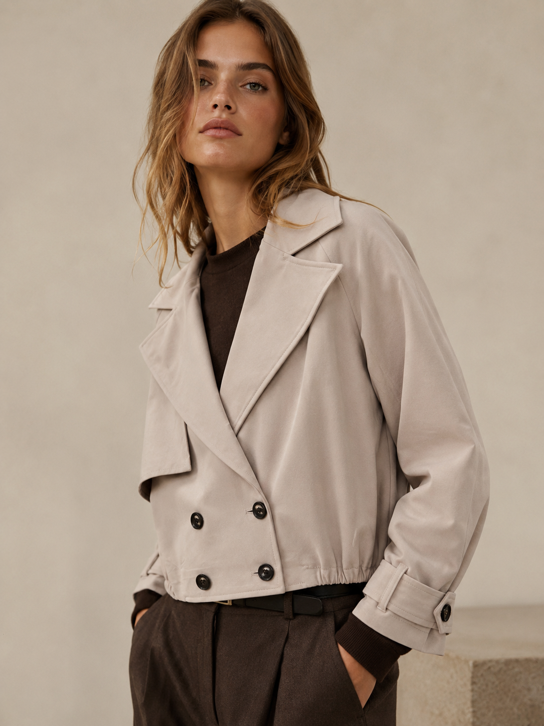 Tailored Hip-Length Jacket