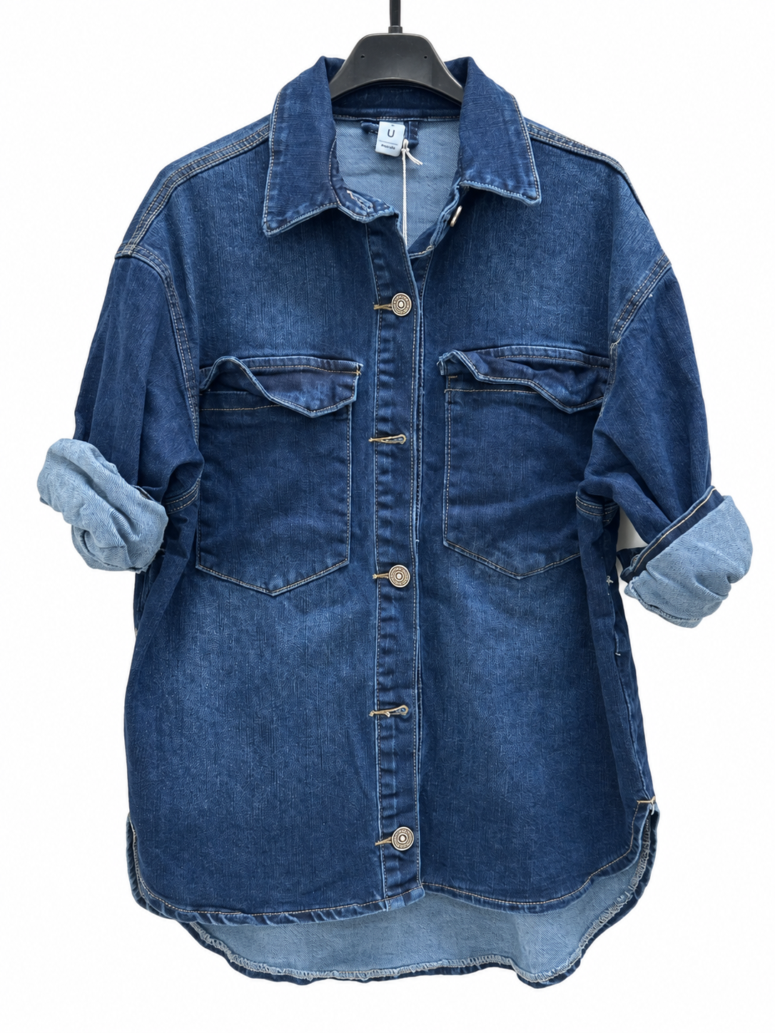 Extended Oversize Denim Shirt