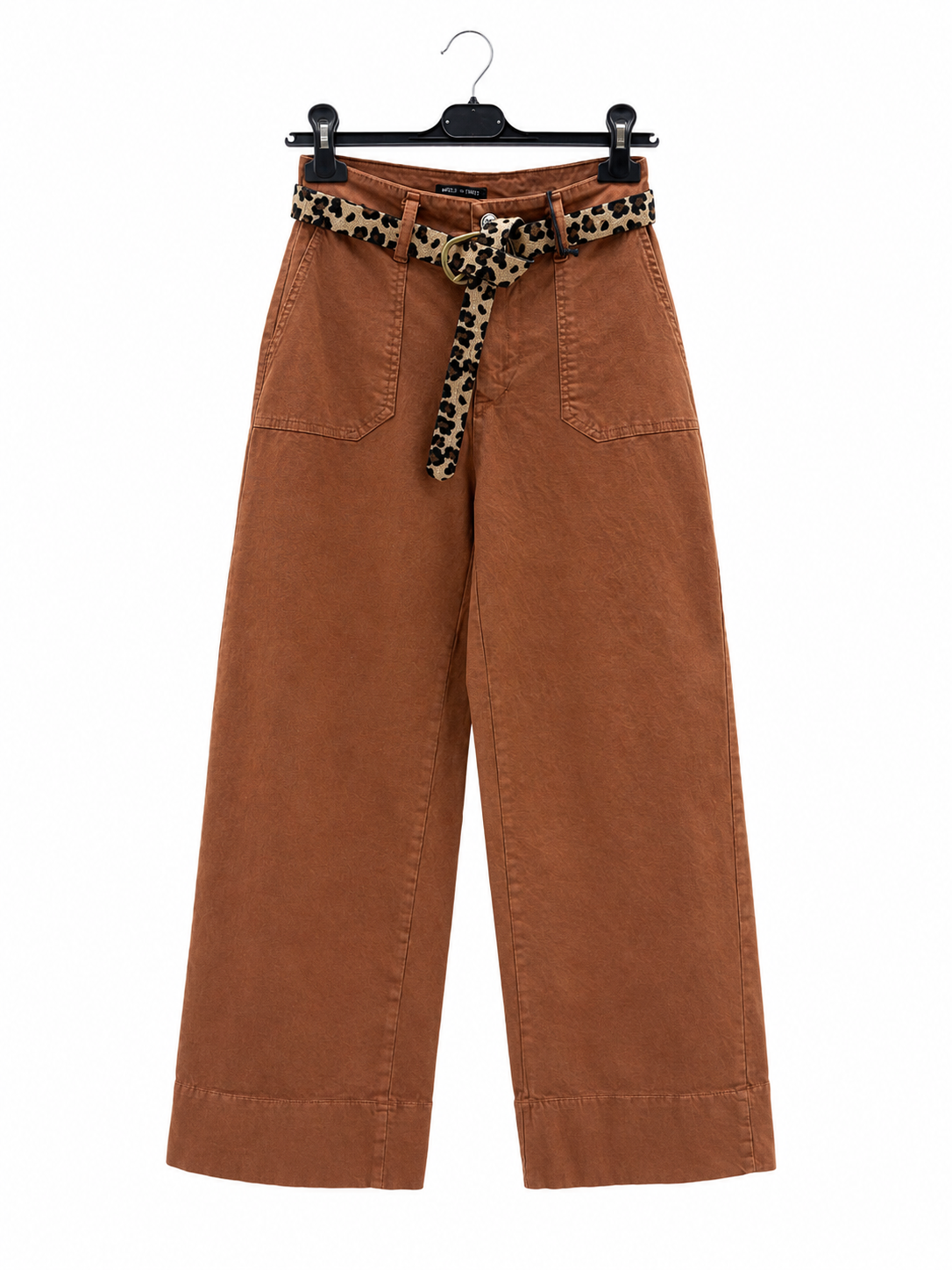Wide‑Leg Trousers with Belt