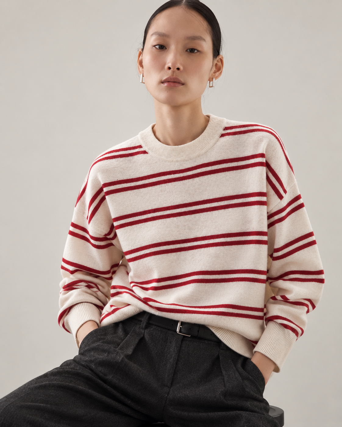 Relaxed Striped Sweater