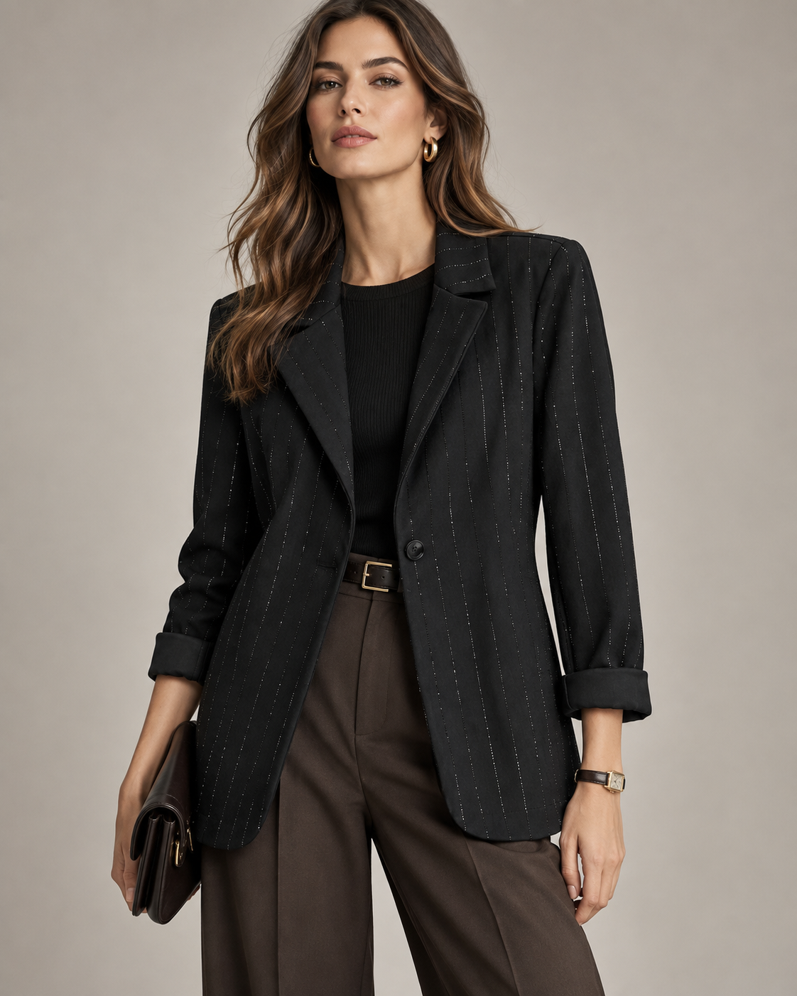 Tailored Waistcoat Blazer with Lapels