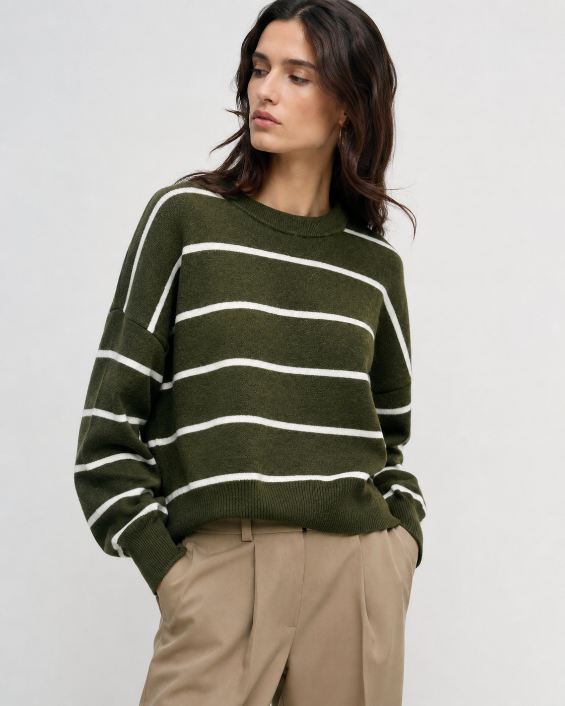 Relaxed Striped Sweater