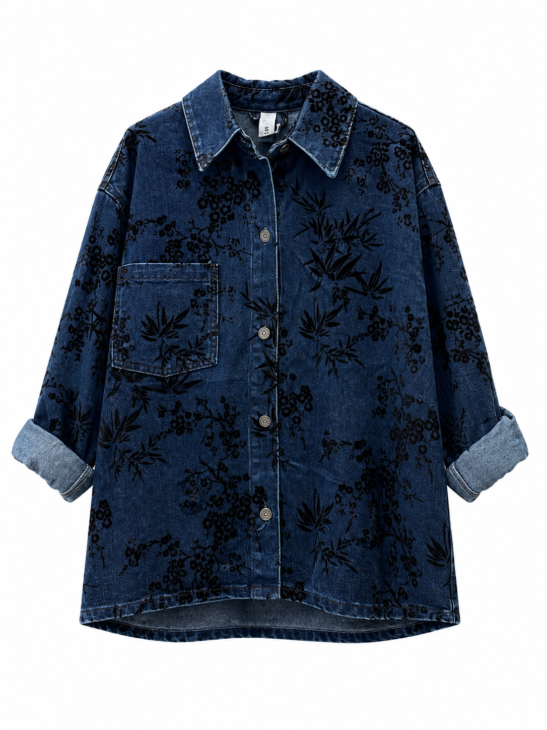 Oversize Shirt with Collar