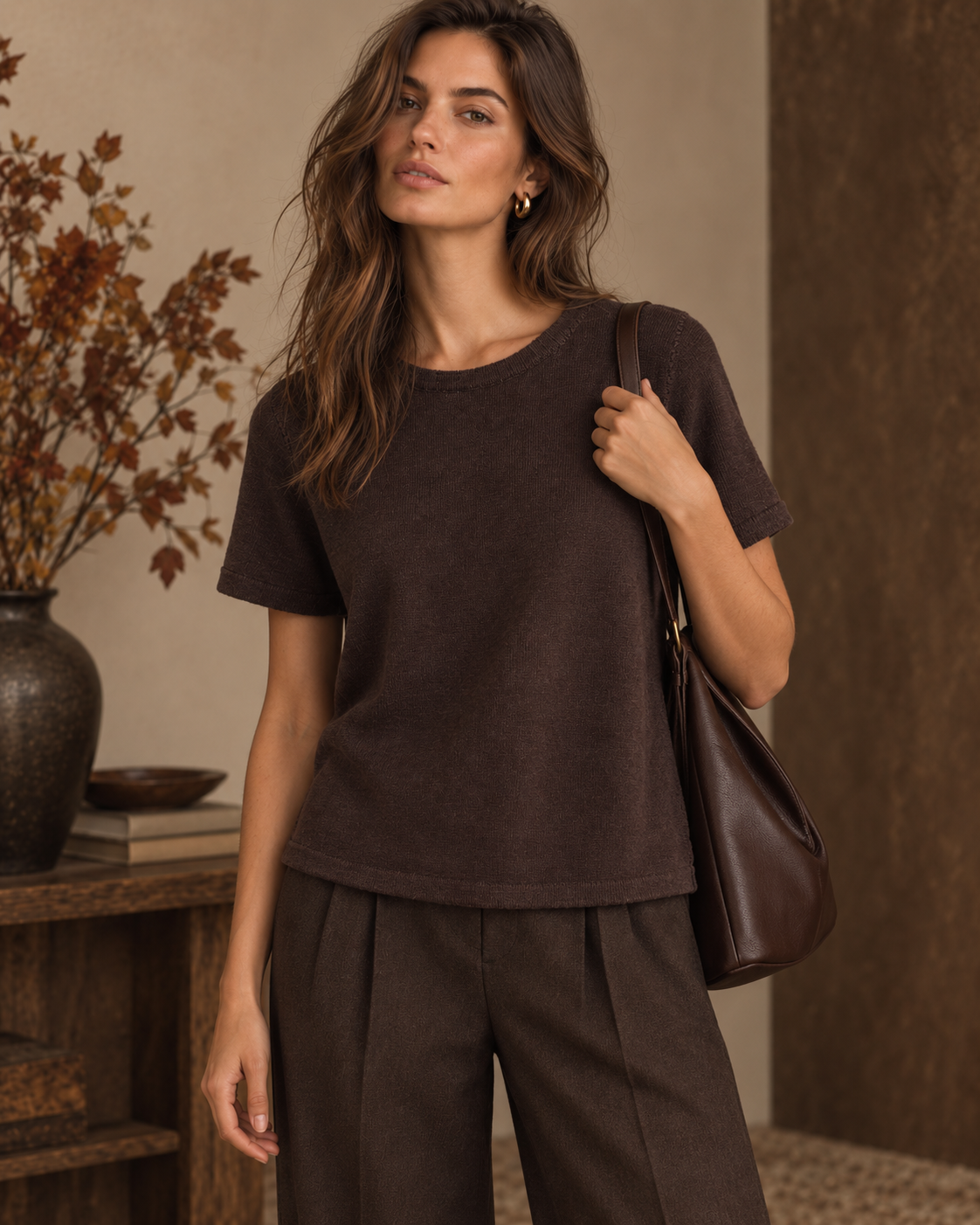 Knit Short-Sleeve T-Shirt