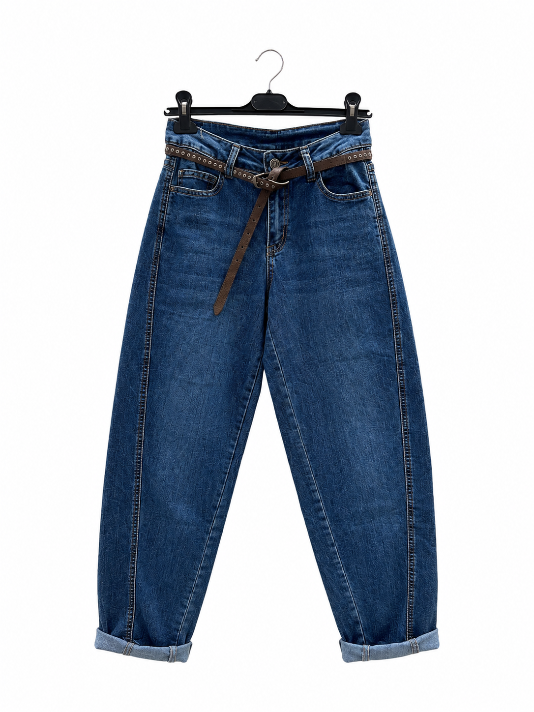 Ankle-Length Mom Fit Jeans