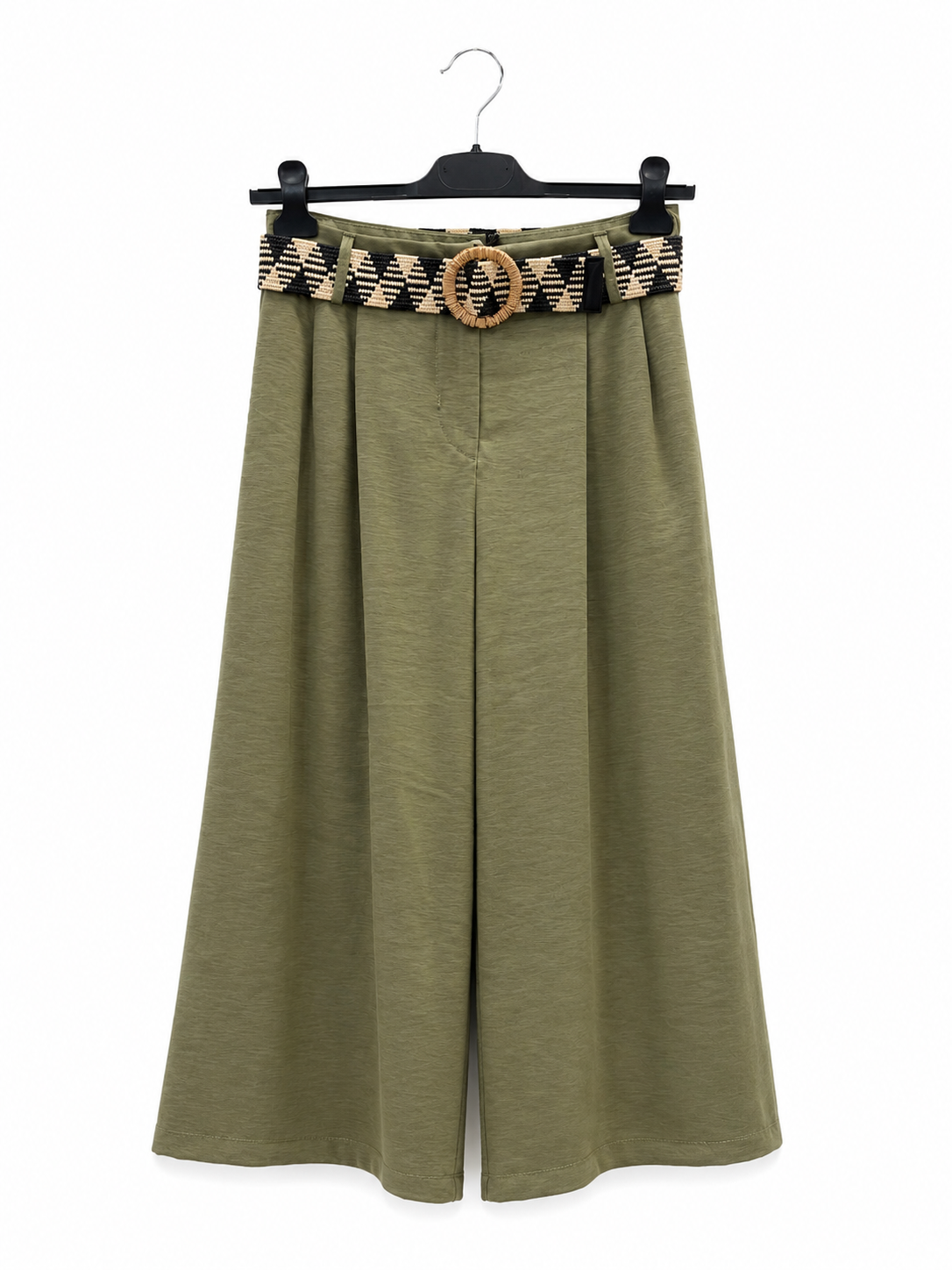 Pleated Culotte Trousers