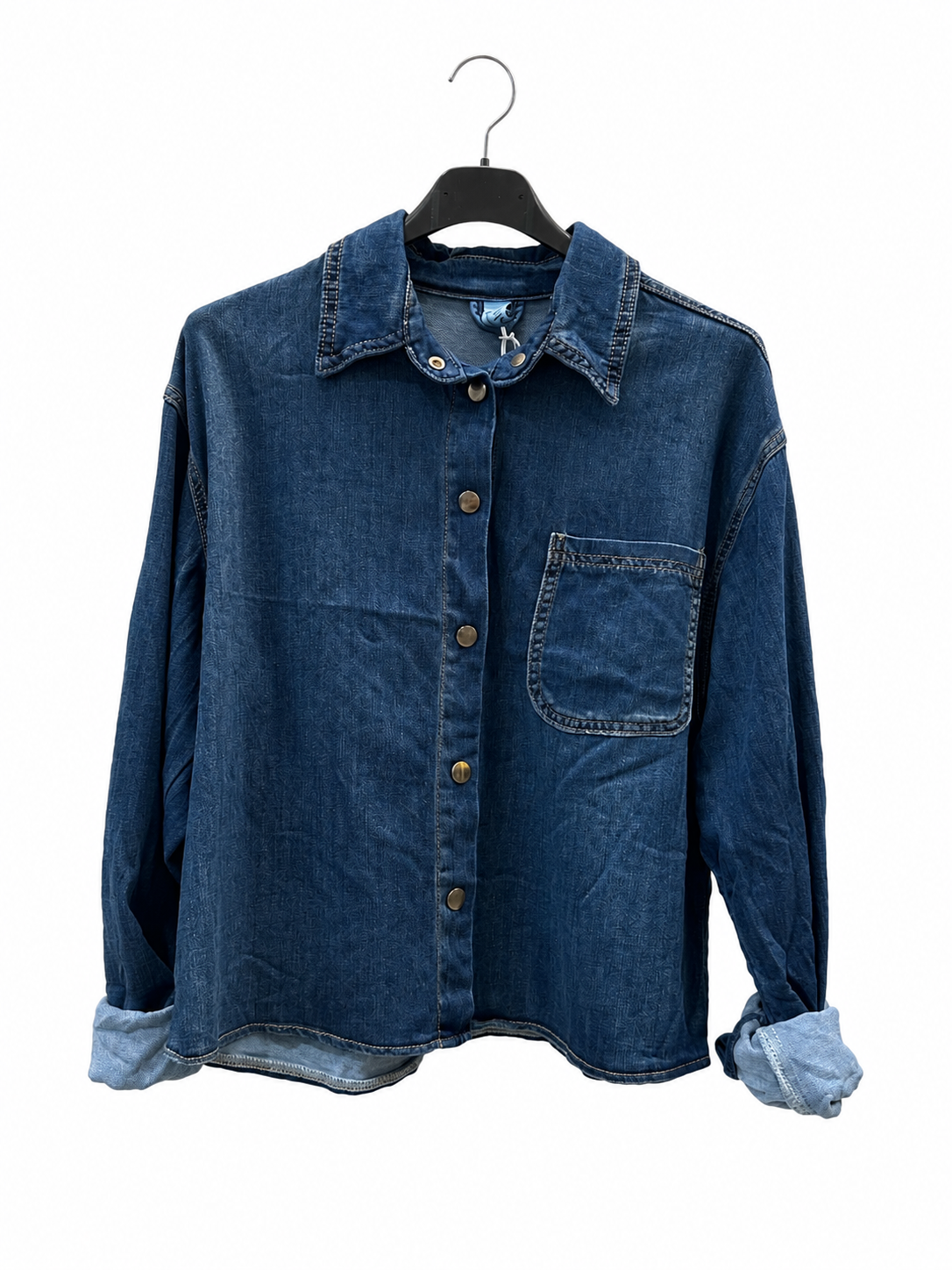 Relaxed Hip-Length Shirt
