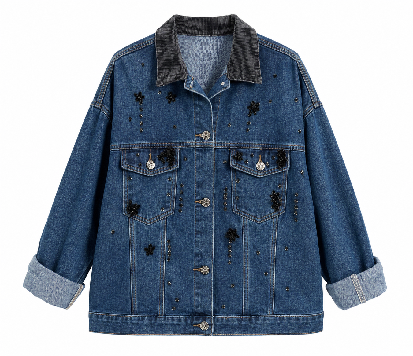 Oversized Jacket with Collar