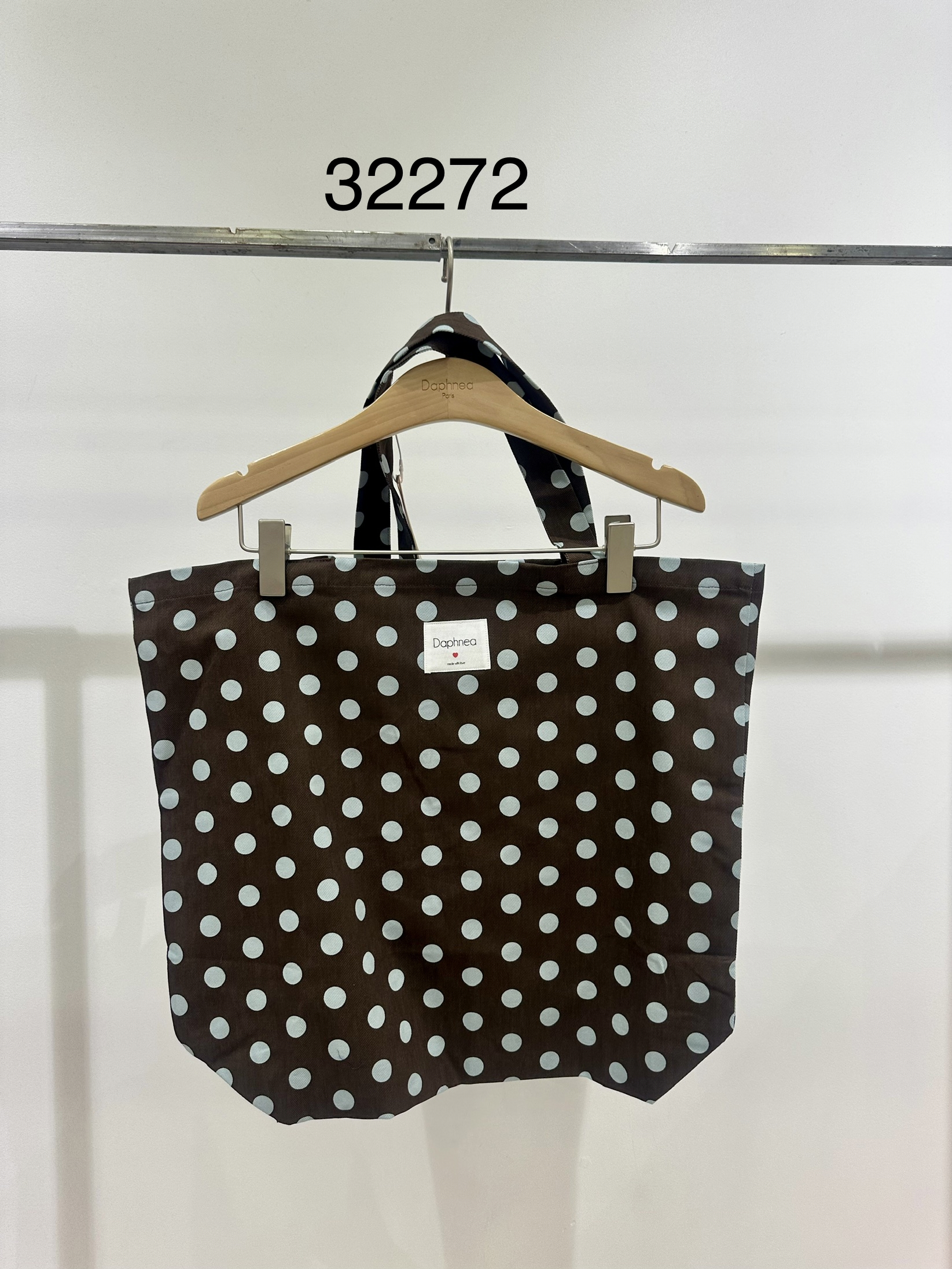 Polka-Dot Tote Bag