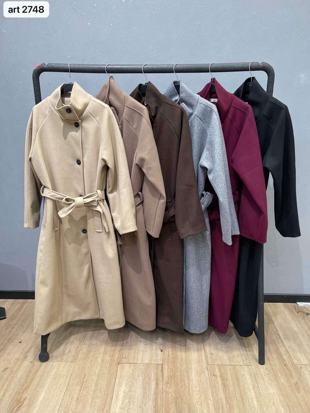 A-line Coat with Belt