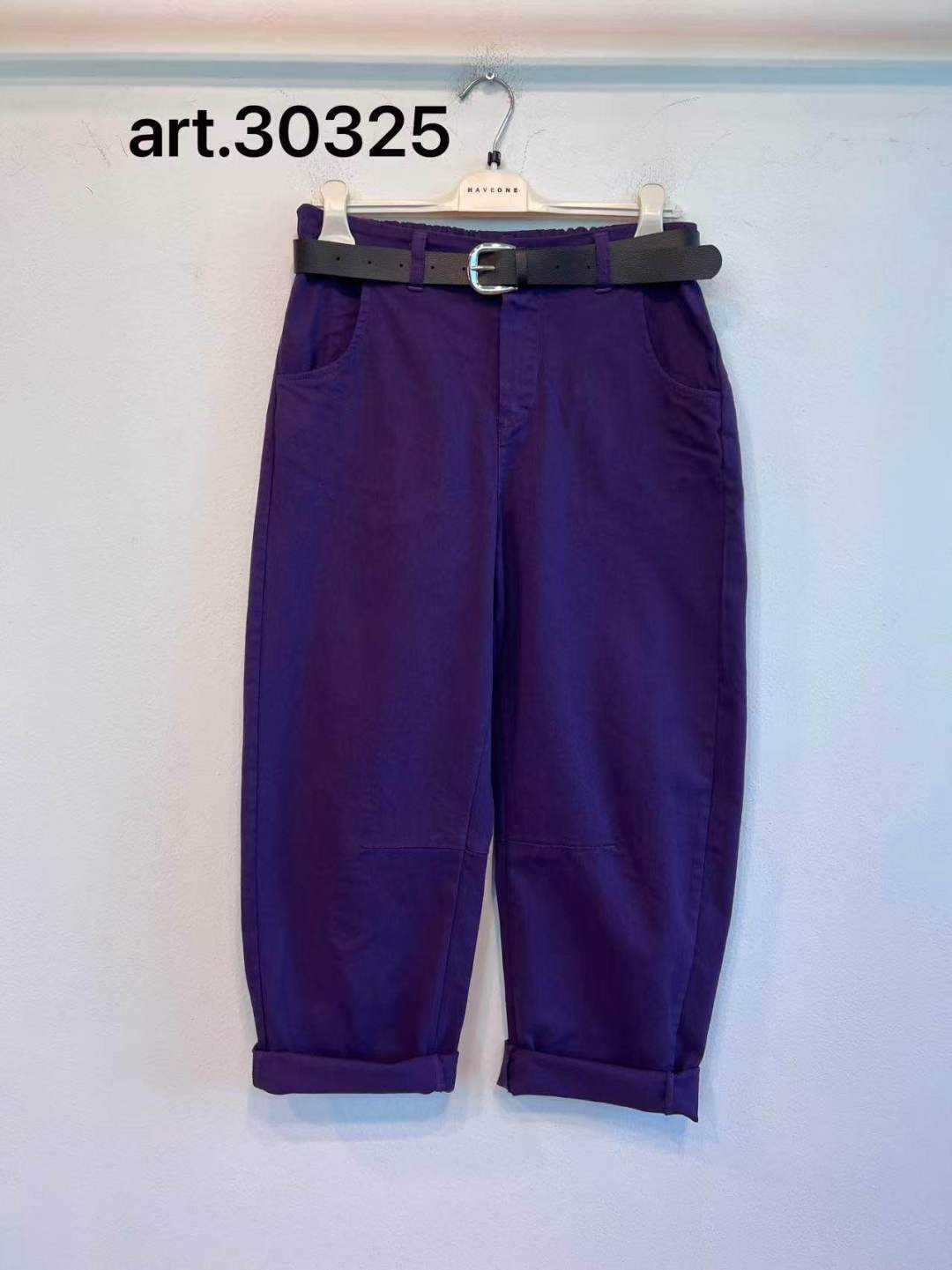 High-Rise Straight Trousers