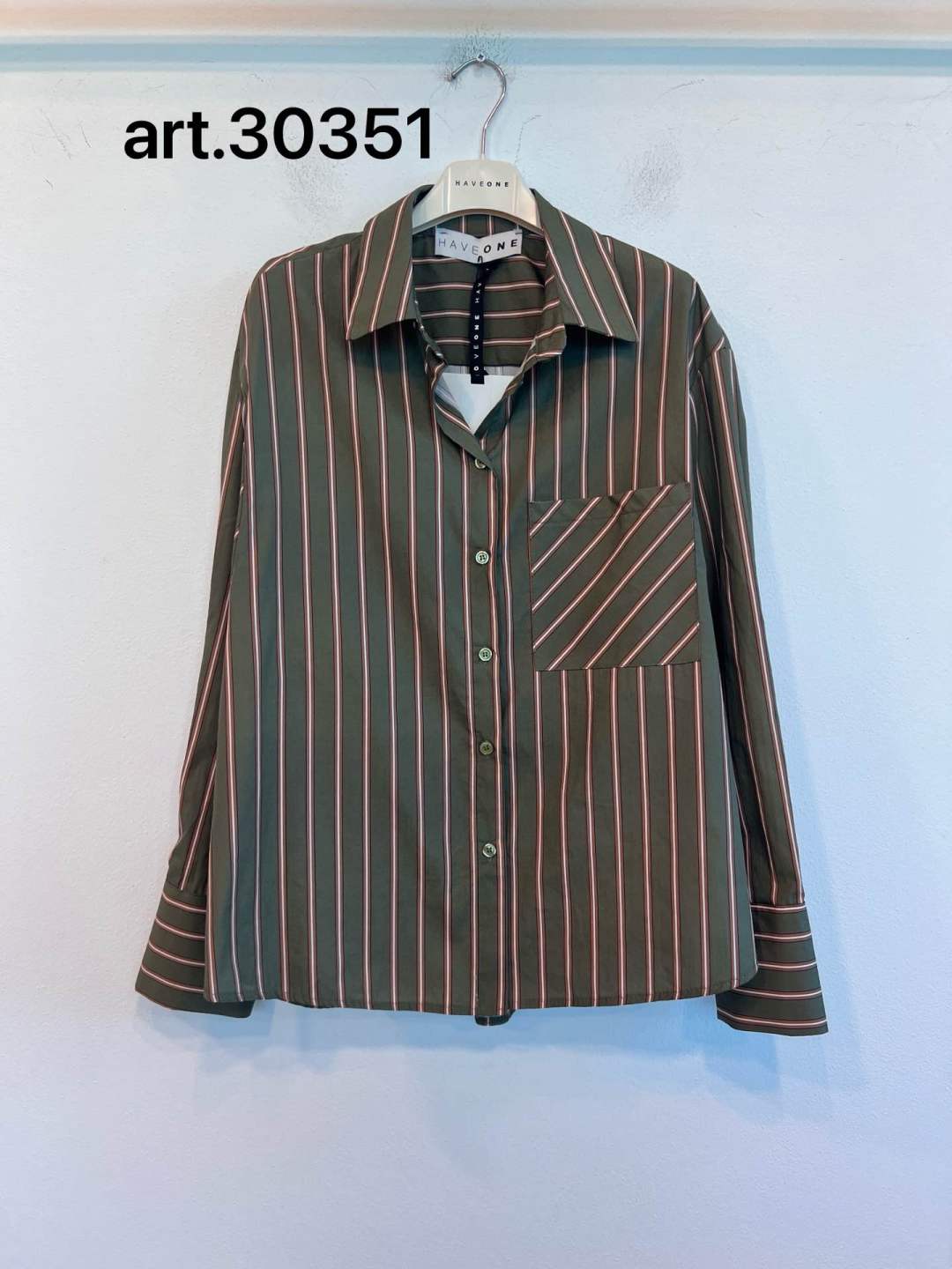 Striped Shirt with Collar