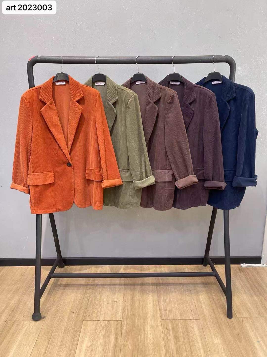 Corduroy Blazer with Lapels