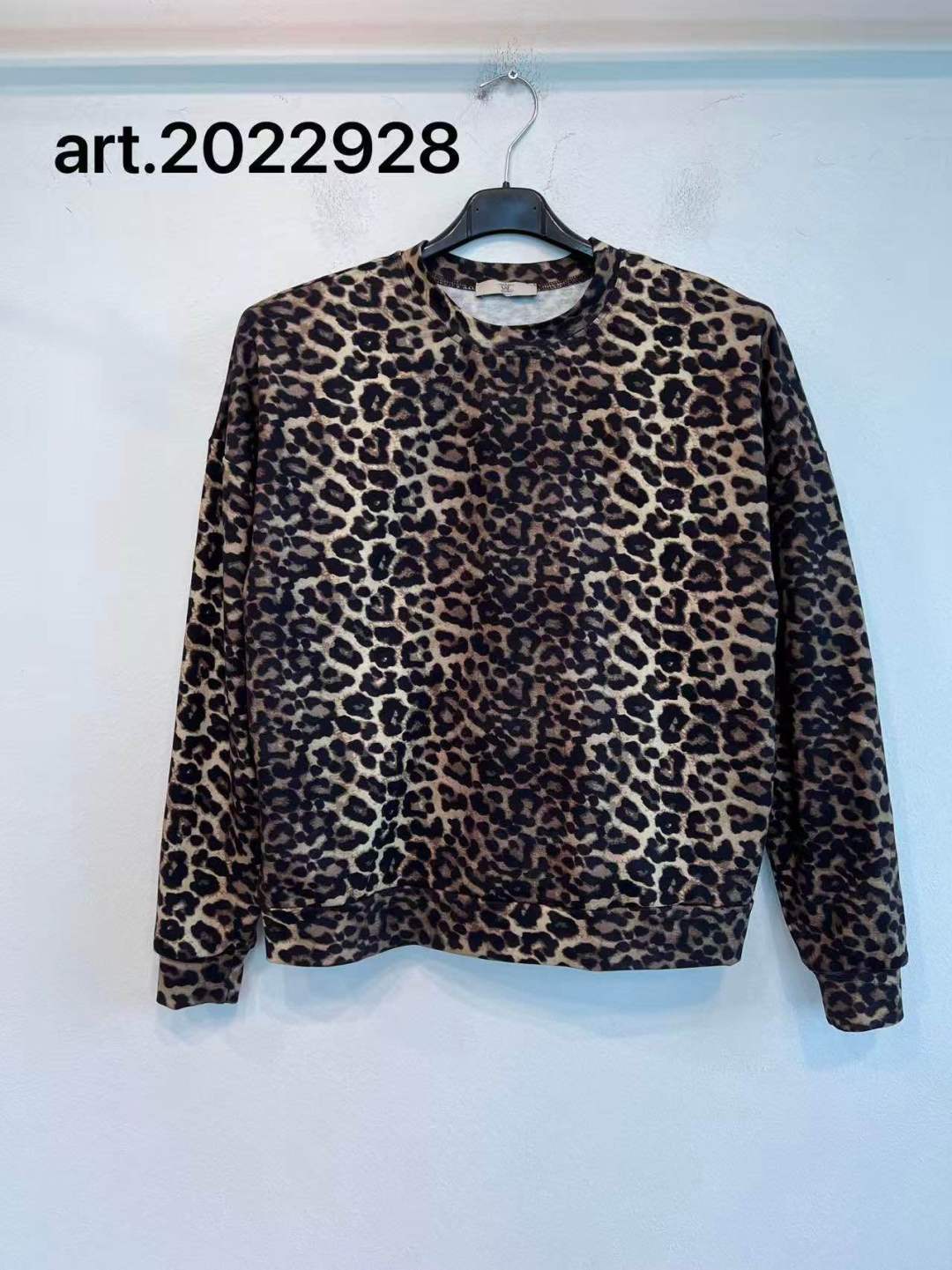 Regular Sweatshirt — Leopard Print