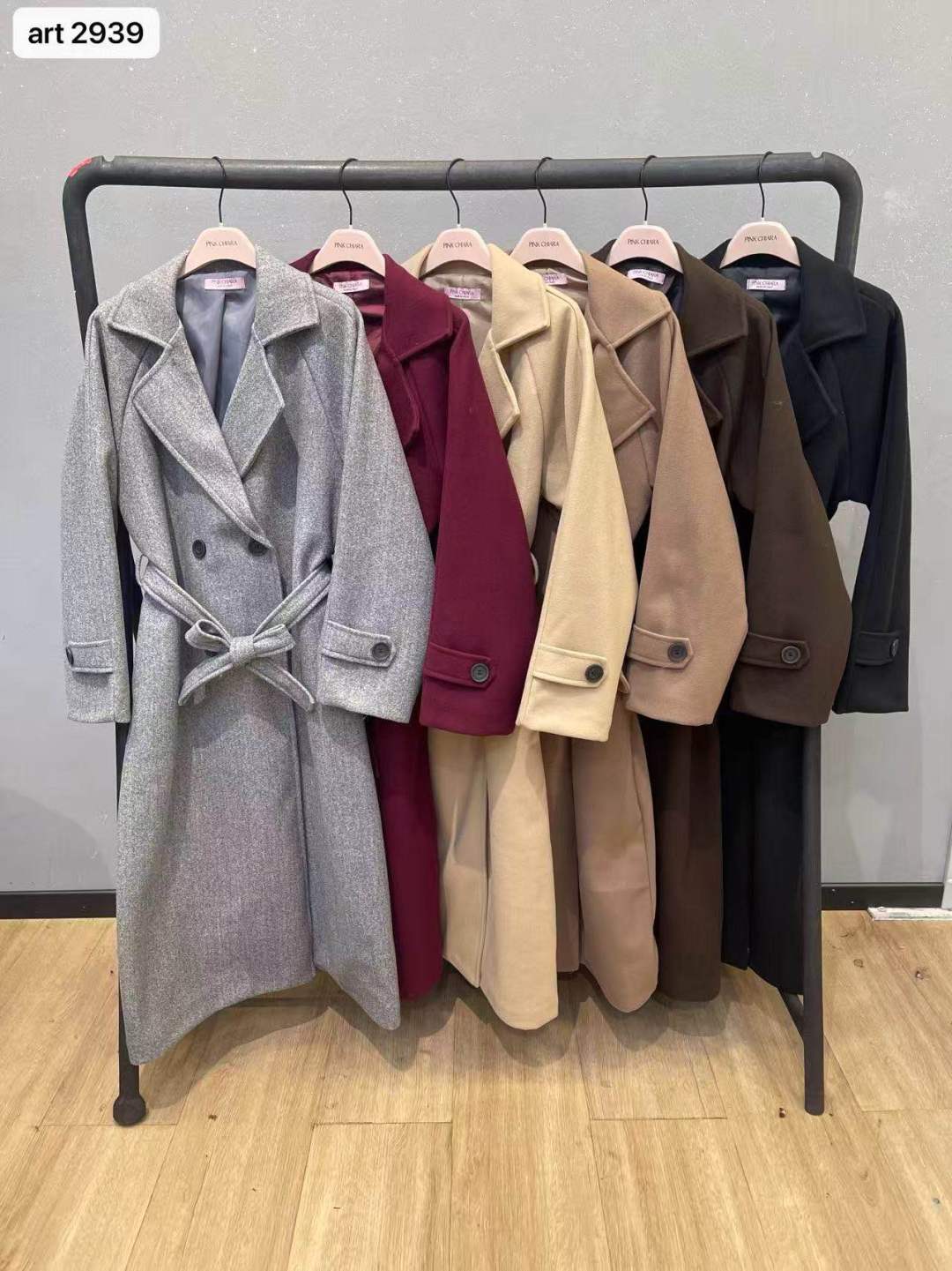 Tailored Midi Coat with Belt