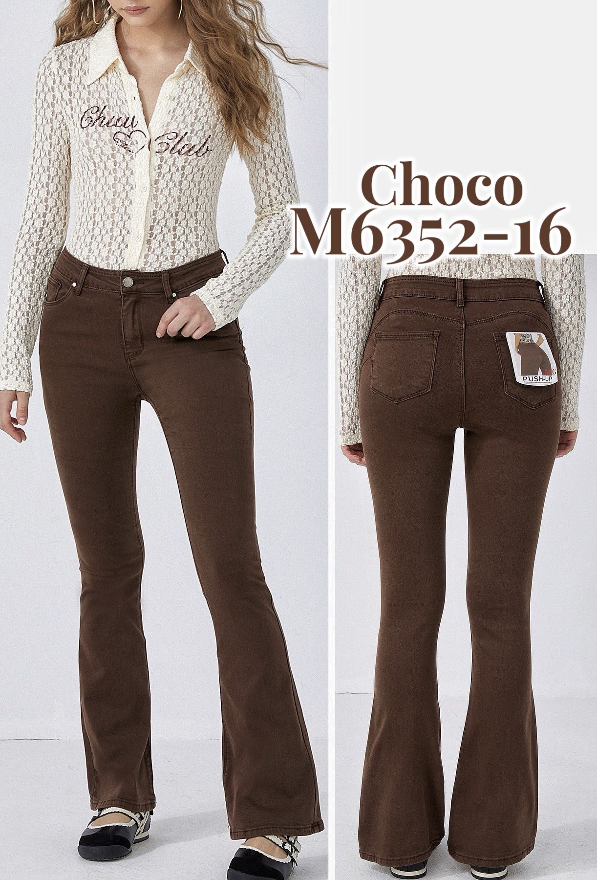 Fitted Flare Jeans