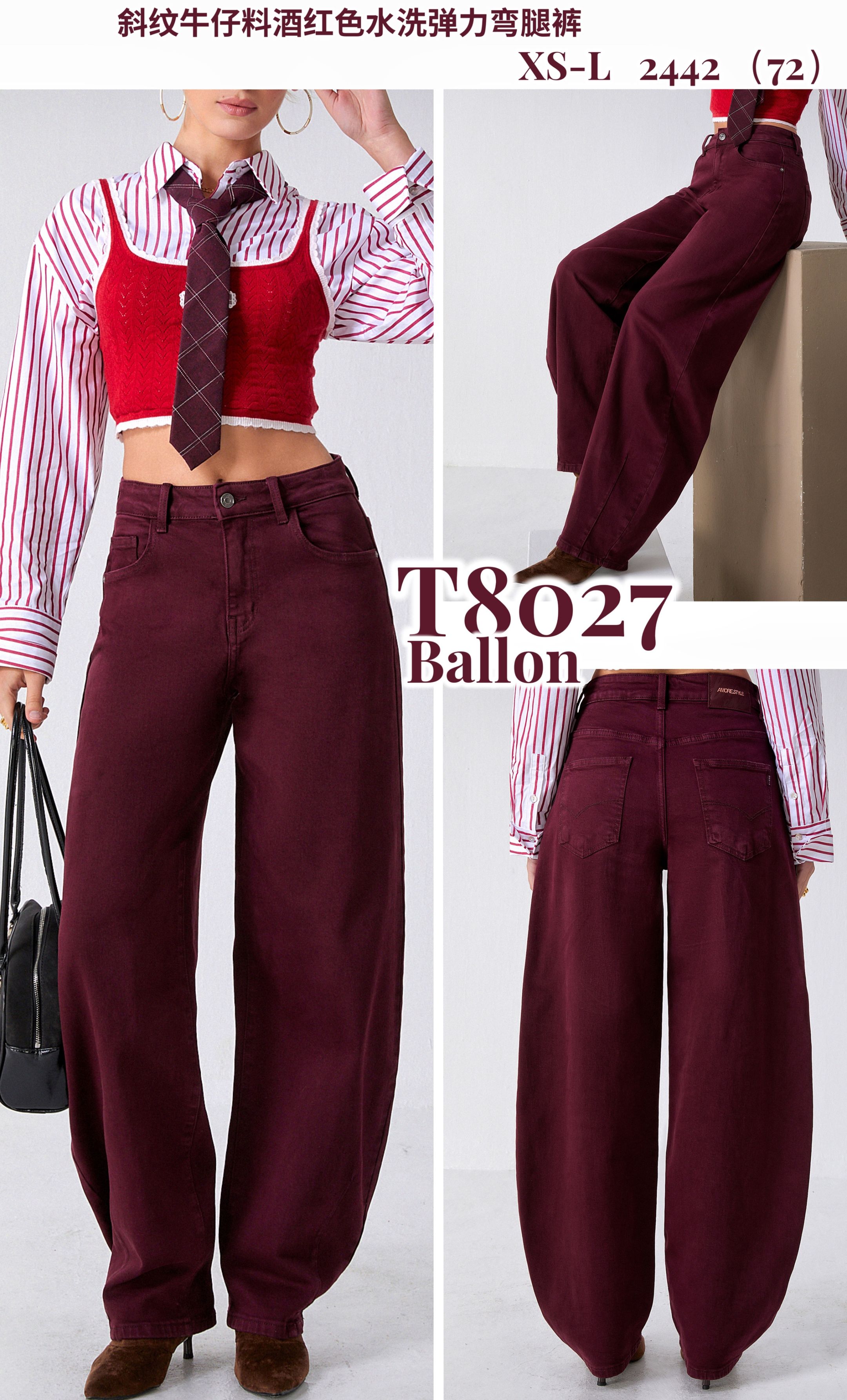 Ankle‑Length Balloon Trousers
