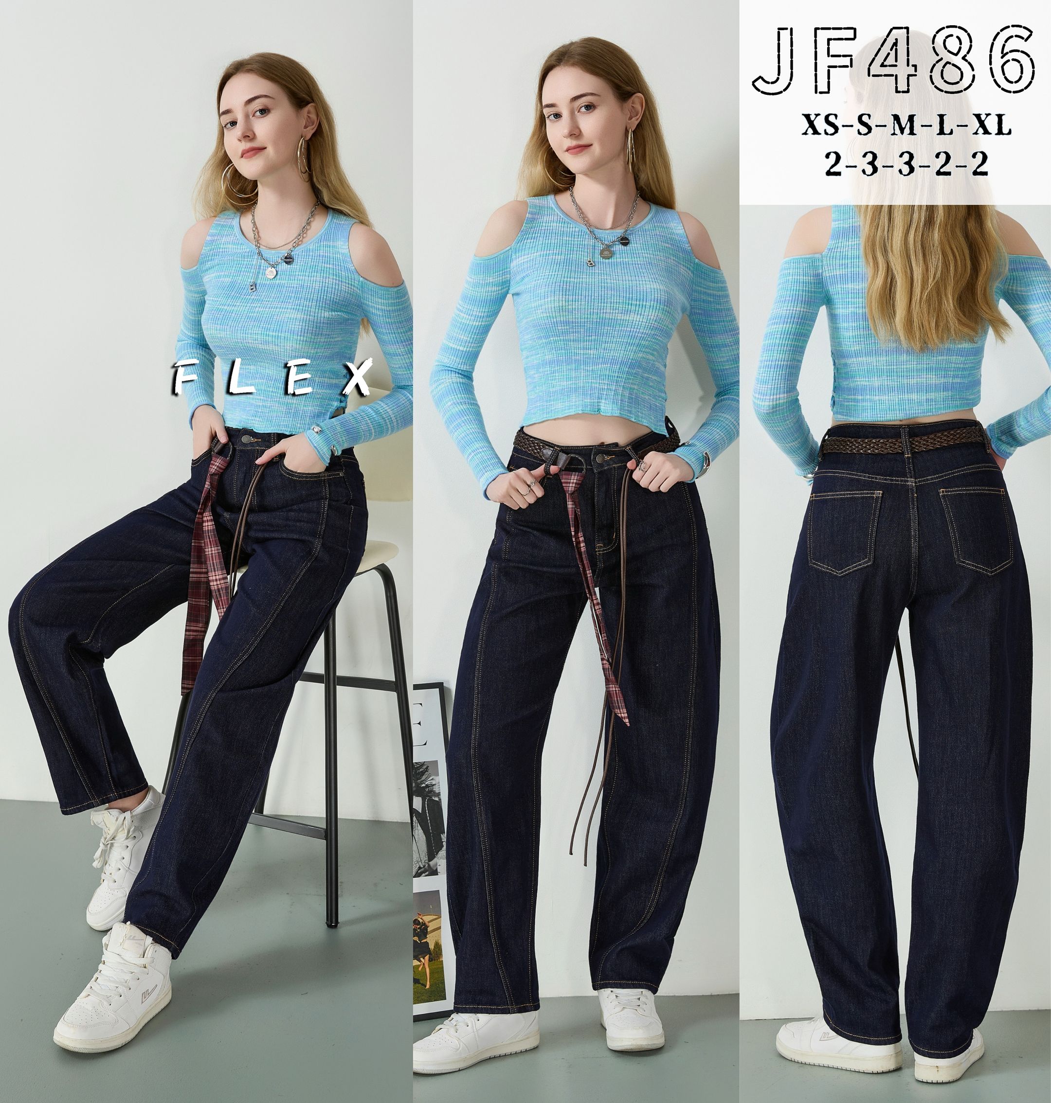 Wide-Leg Jeans