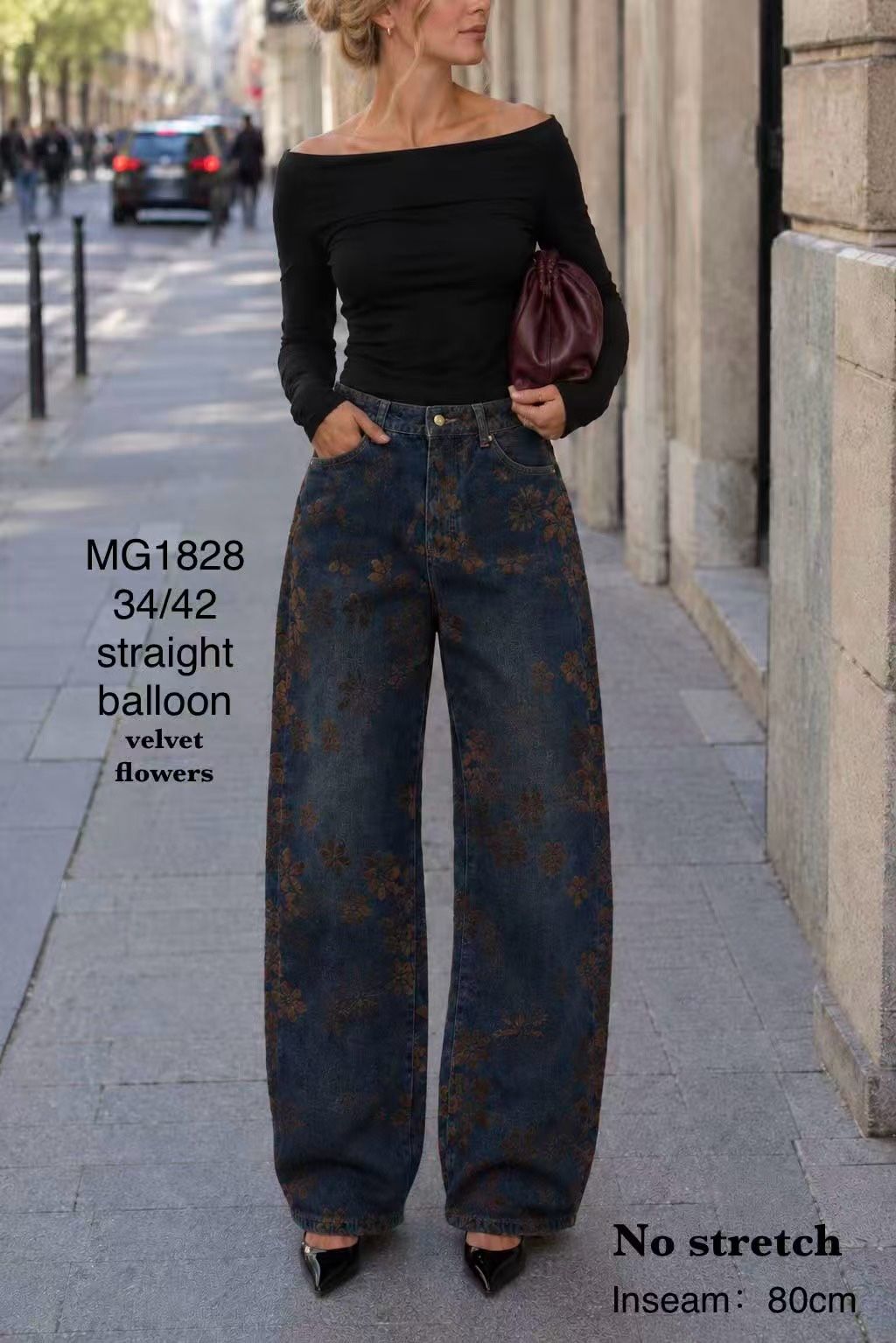 High‑Waist Wide‑Leg Trousers
