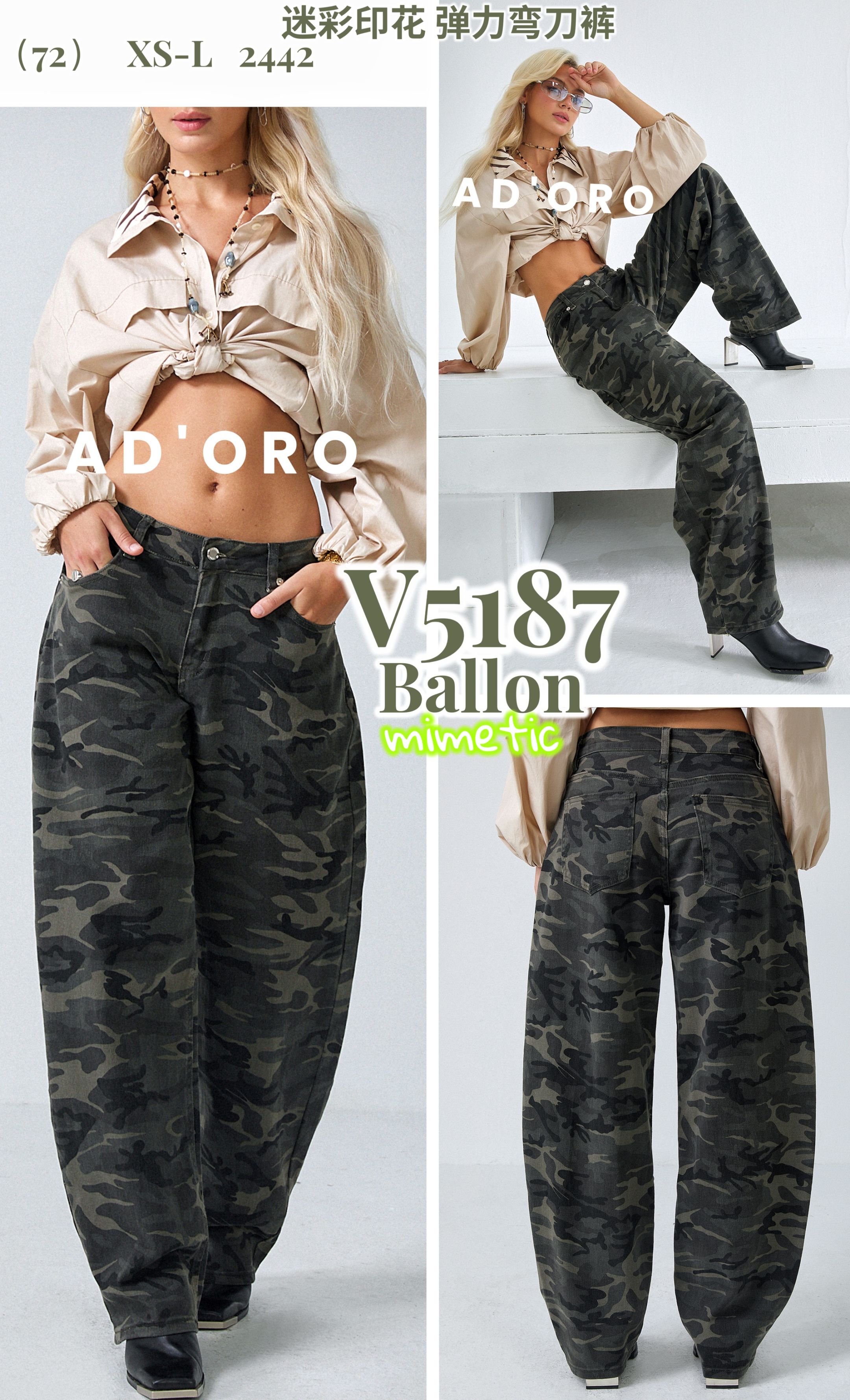 Balloon Cargo Trousers