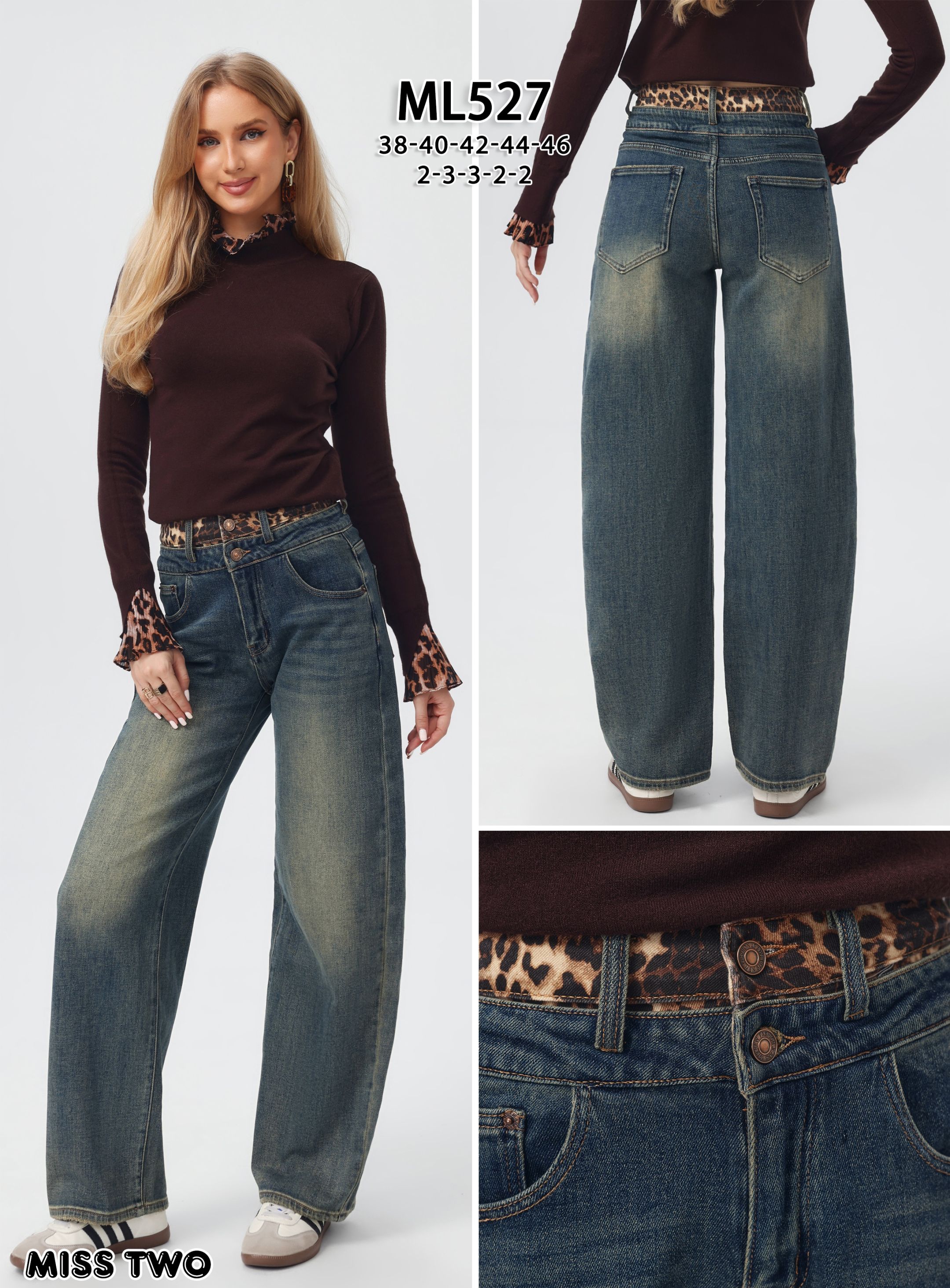 High-Rise Wide-Leg Jeans