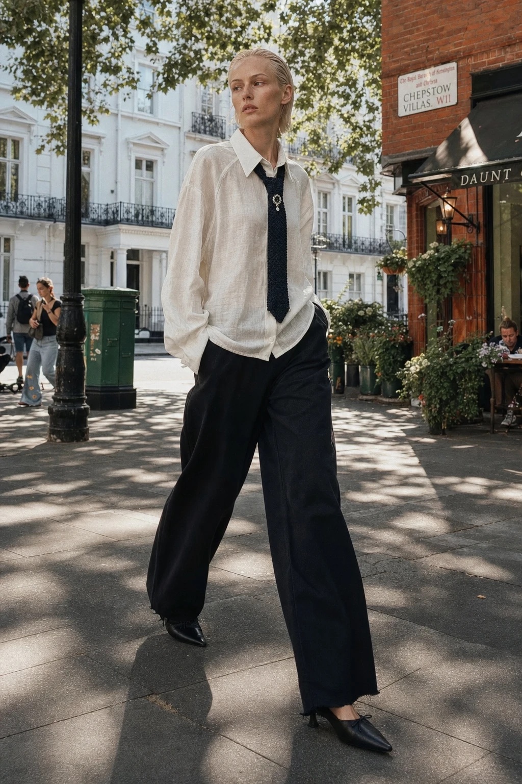 Relaxed Ankle-Length Trousers