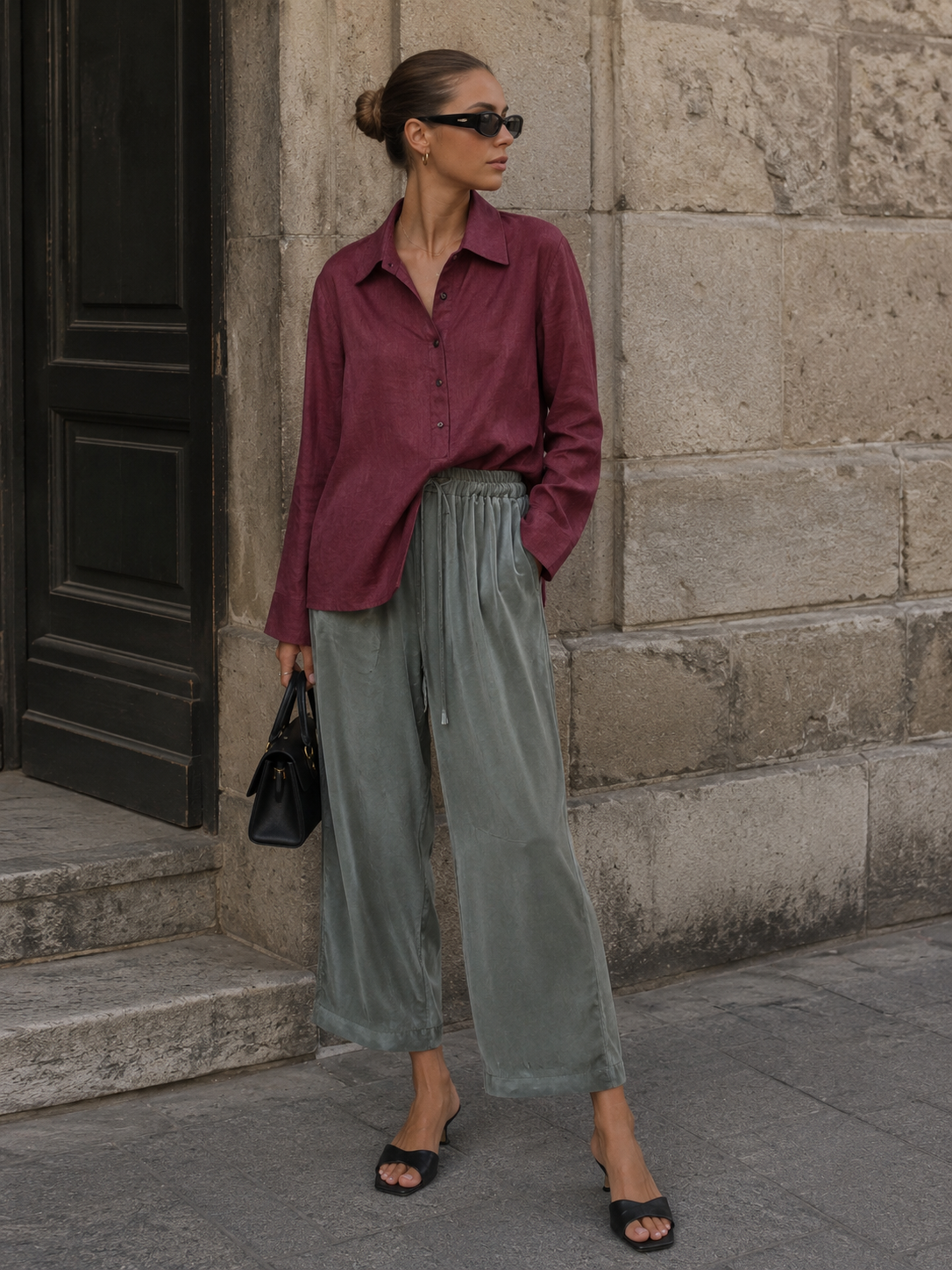 Paper-Waist Trousers